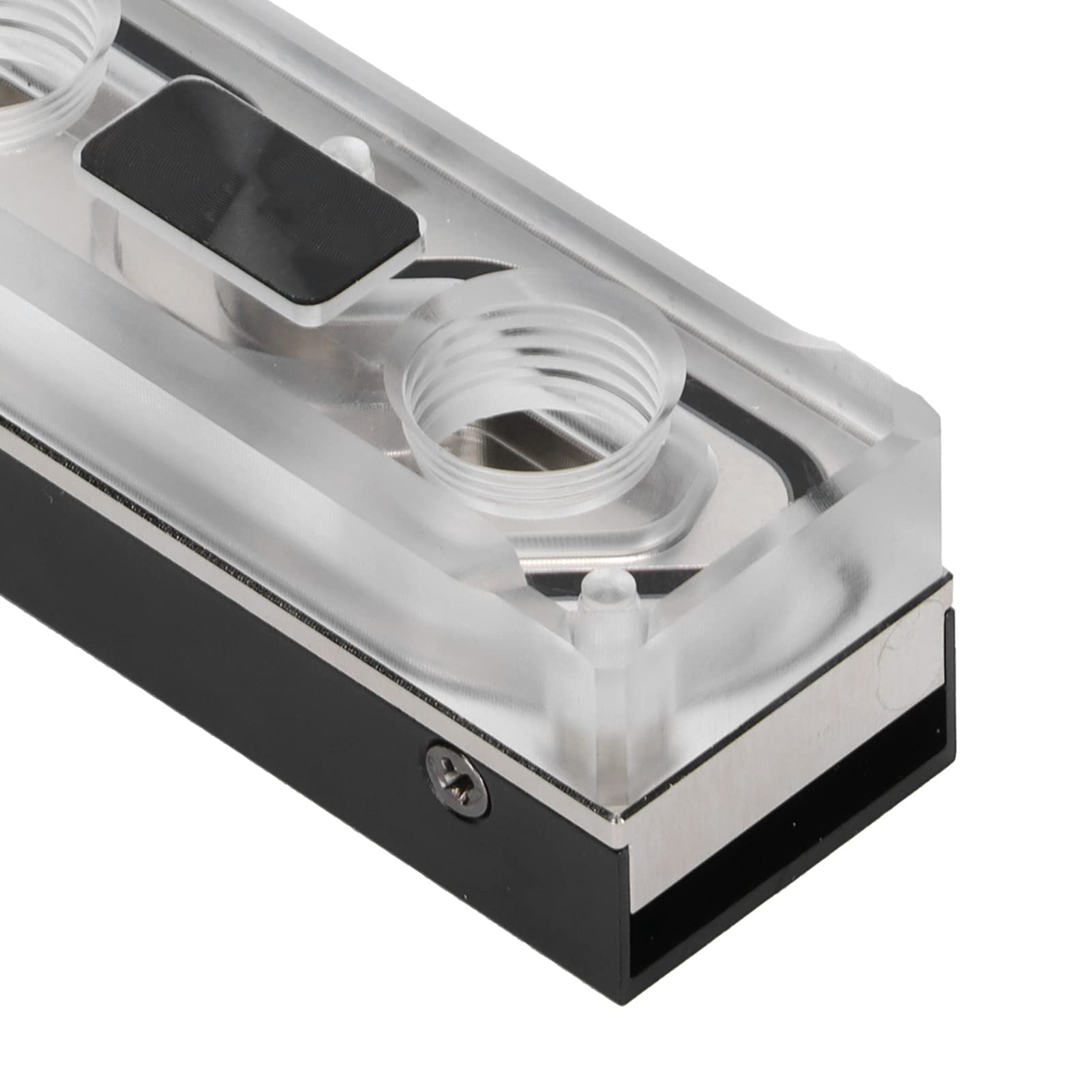 M.2 NVME SSD Water Block, dissipatore di calore in alluminio con raffreddamento ad acqua G1/4" con pad termico in silicone per di raffreddamento personalizzato per PC