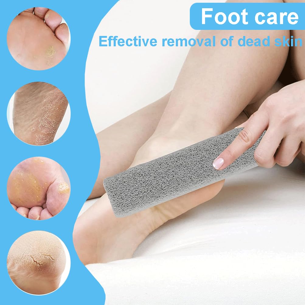 4 Pezzi Pietra Pomice Pulizia Pietra con Manico, Pietra Pulizia WC, Pietra Pomice Detergente WC per Bagno, Lavandino, Cucina, Grill, Grate, Piscina e molto altro Pulizia Domestica Macchie Profonde