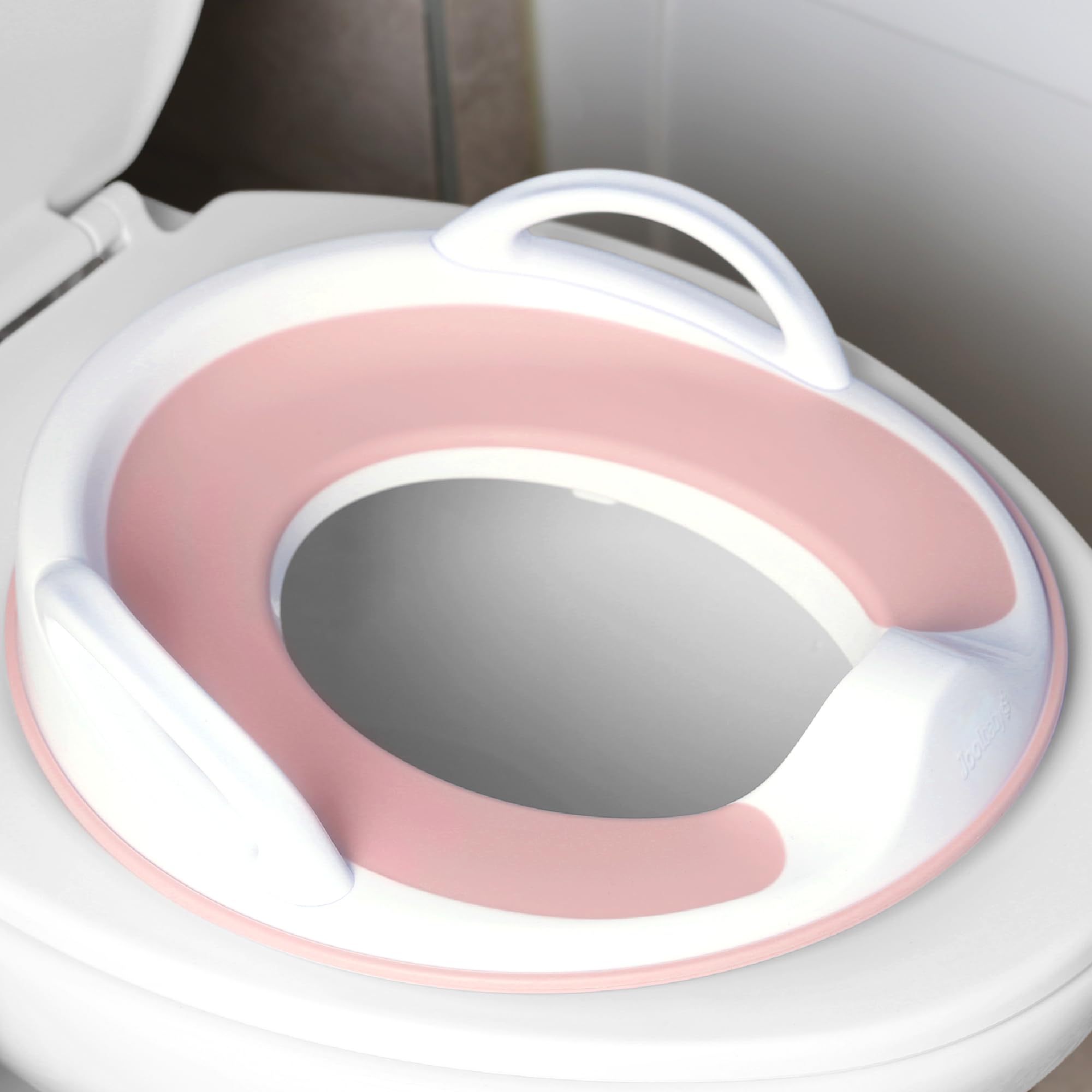 Jool Baby Potty Training Seat for Boys and Girls with Handles Fits Round & Oval Toilets, Non-Slip with Splash Guard
