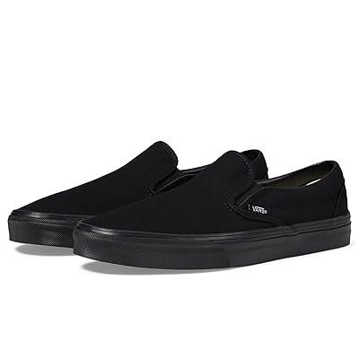 Vans Classic Slip On Shoes Black/Black (Canvas)