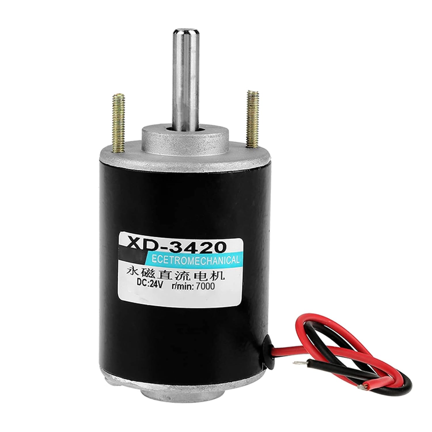 XD-3420 12 24V 30W High Speed CW CCW Permanent Magnet DC Motor for DIY Generator[6000 RPM(24V)],Dedicated Motor