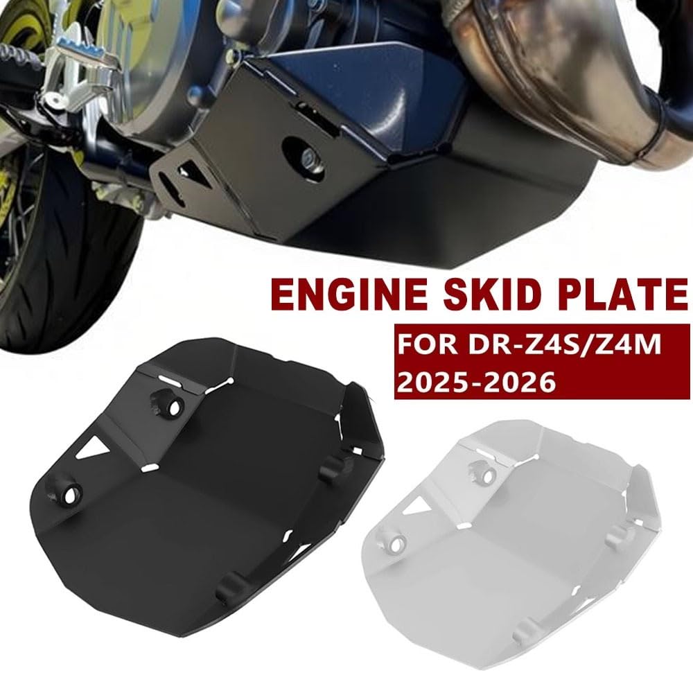 Osłona płyty podwozia Do Suzuki DRZ-4S DRZ-4SM 2025 2026 Osłona podwozia motocykla Skuteczna | Osłona osłony silnika Osłona osłony podwozia podwozia(Black)