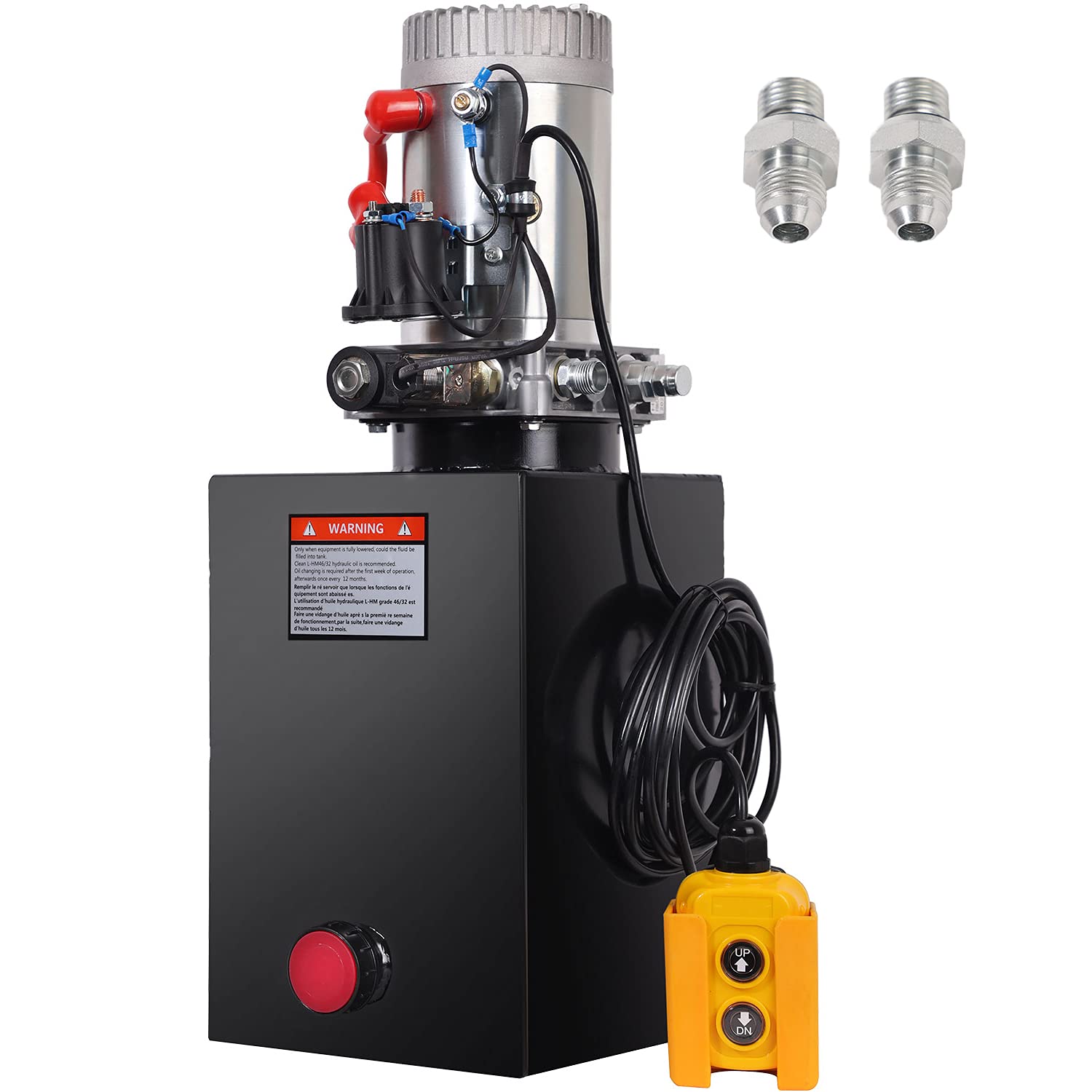 Buy HONYTA Hydraulic Power Unit with 12 Quart Iron Oil Tank 12V DC