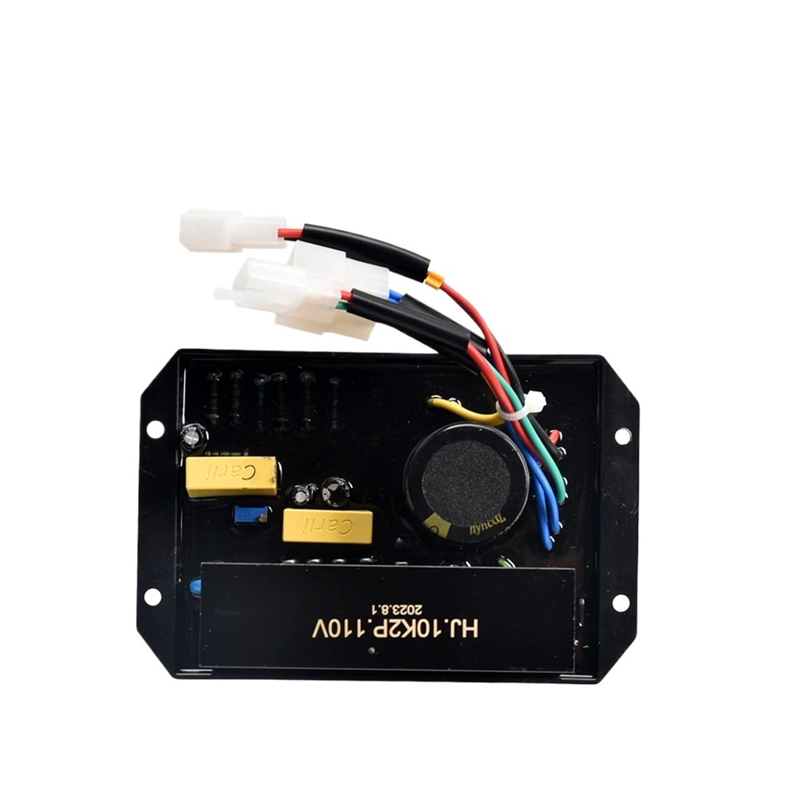 0P7BR328B 1pcs HJ.10K3P380 .10K2P.110V ..220V AVR Diesel Generator Automatic Voltage Regulator Gasoline Control Module(HJ.10K2P.220V8Wire)