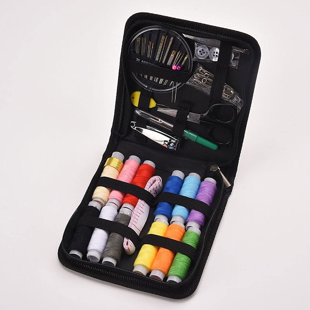 Boîte à aiguilles portable et kit couture à la main complet pour maison