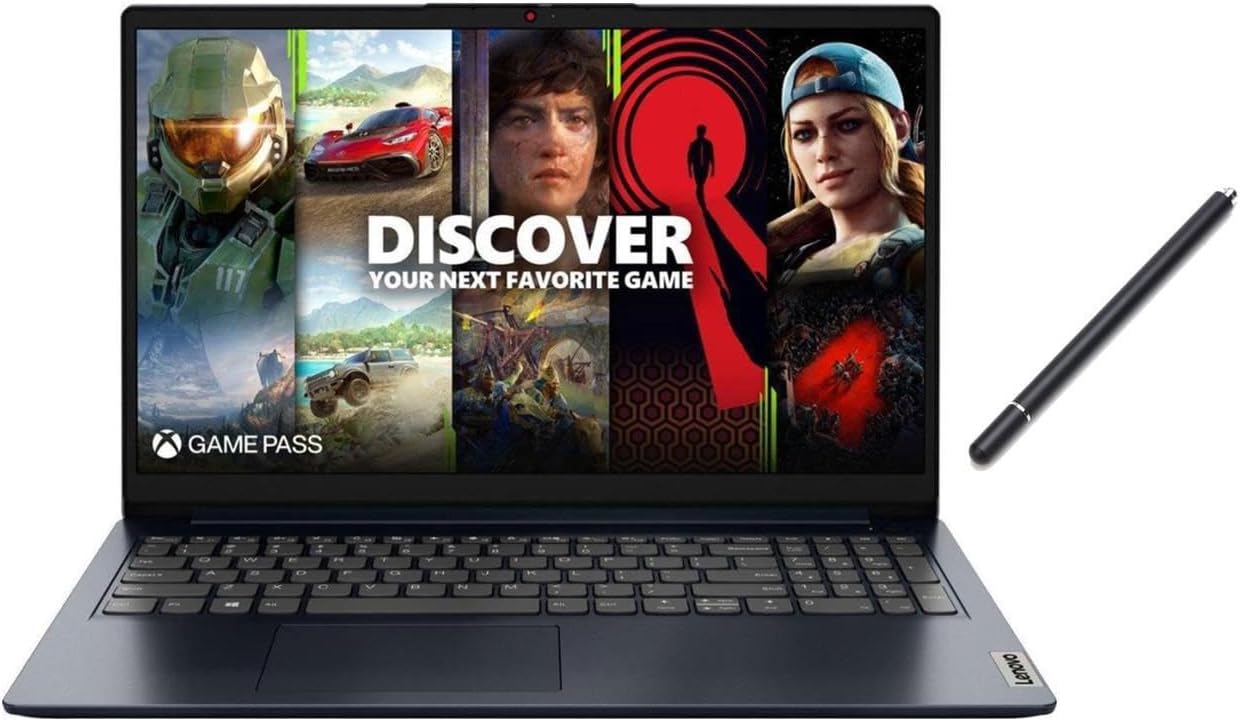 Lenovo Ideapad 1 15.6" FHD Touchscreen Laptop | AMD Ryzen 5 7520U(Beat i7-1165G7) | AMD Radeon Graphics | WiFi| Long Battery Life | 8GB RAM DDR5 | 256GB SSD | Windows 11 S | Bundle with Stylus Pen