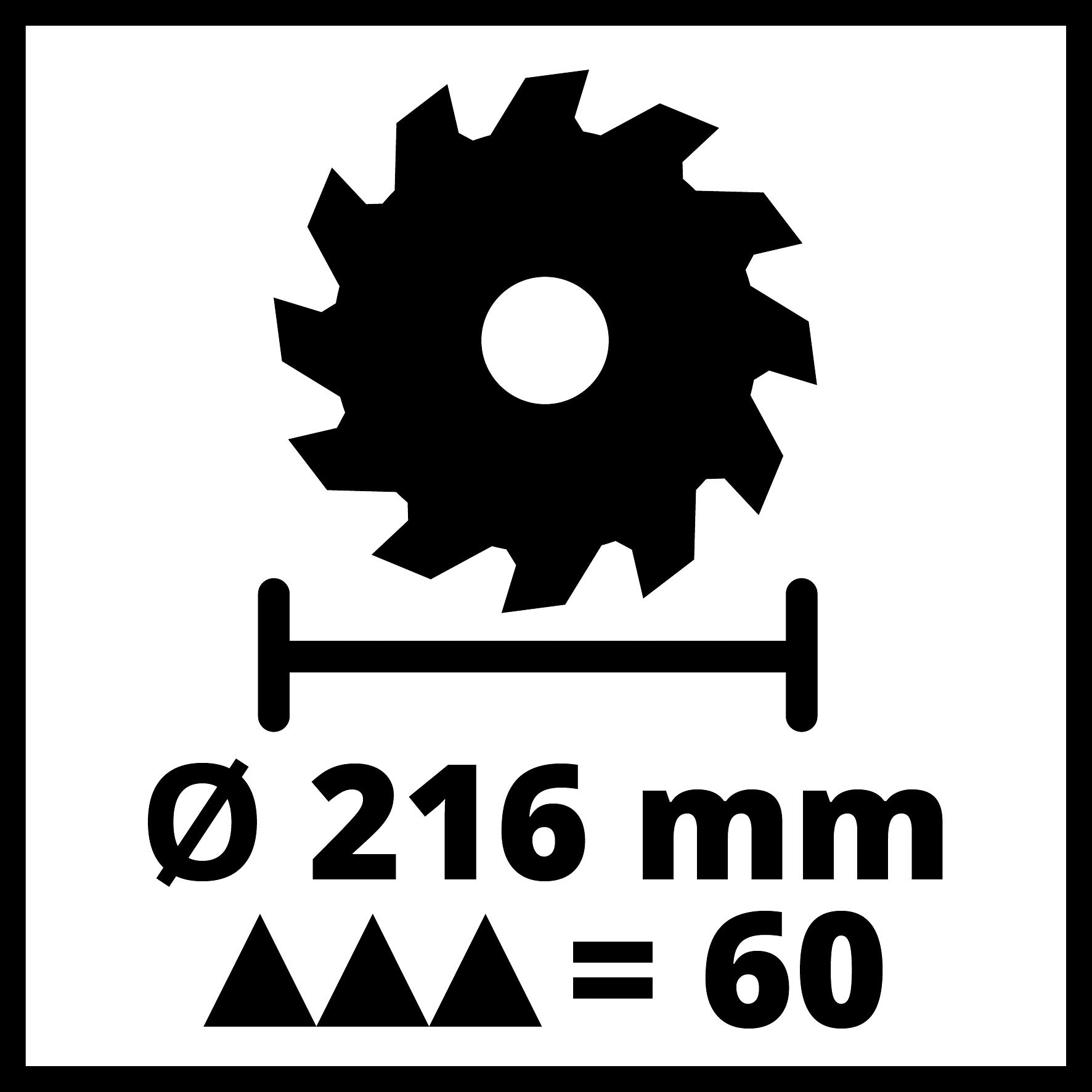 Einhell TE-SM 216 Dual Troncatrice radiale (230-240 V, 1800 W, giri al min. 5000, lama Ø216 x ø30-60 denti, inclinabile DESTRA E SINISTRA 0-45°, taglio max 305 x 65 mm)