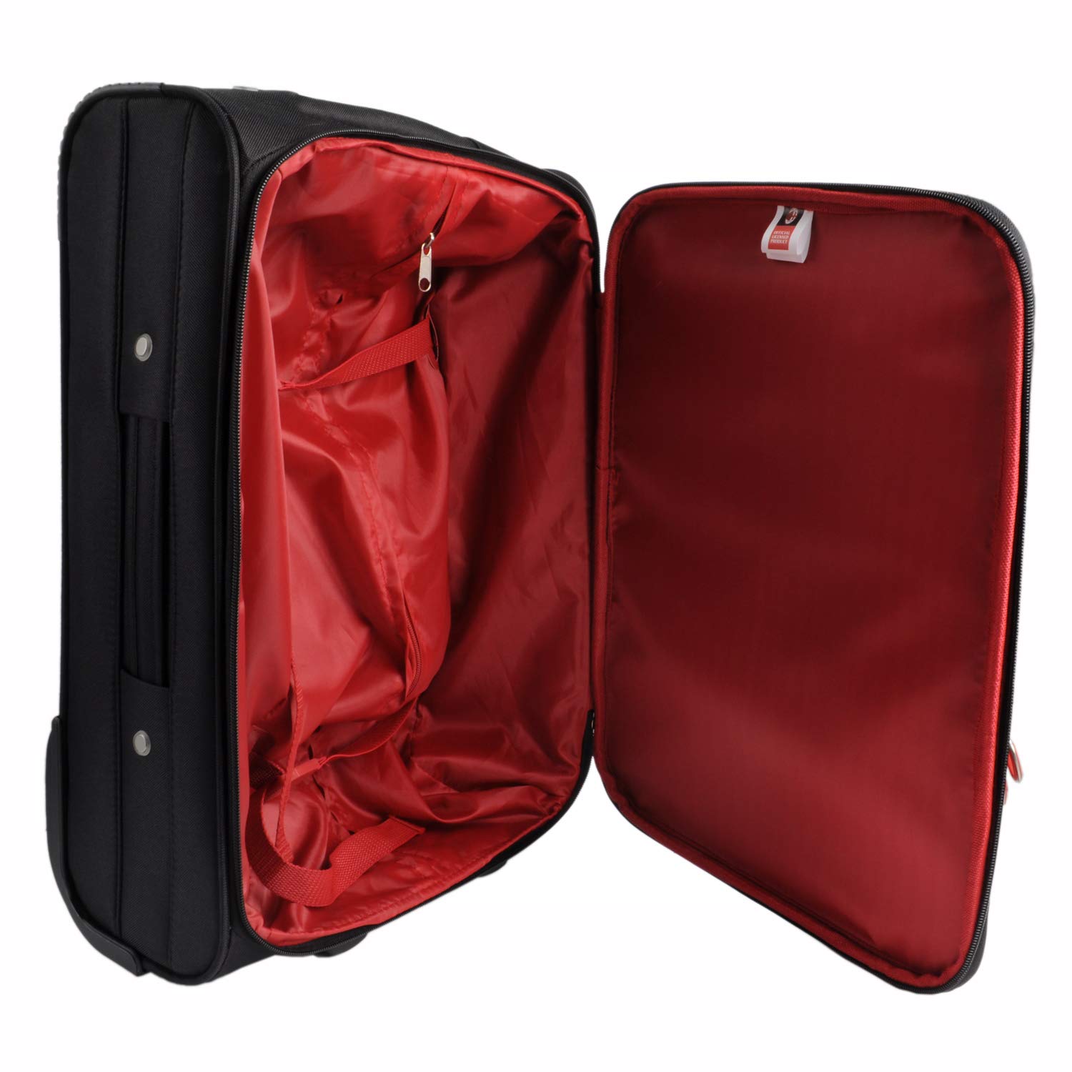 0901N|#Ac Milan Cabin Size Trolley, Nessun Genere, Nero, XL