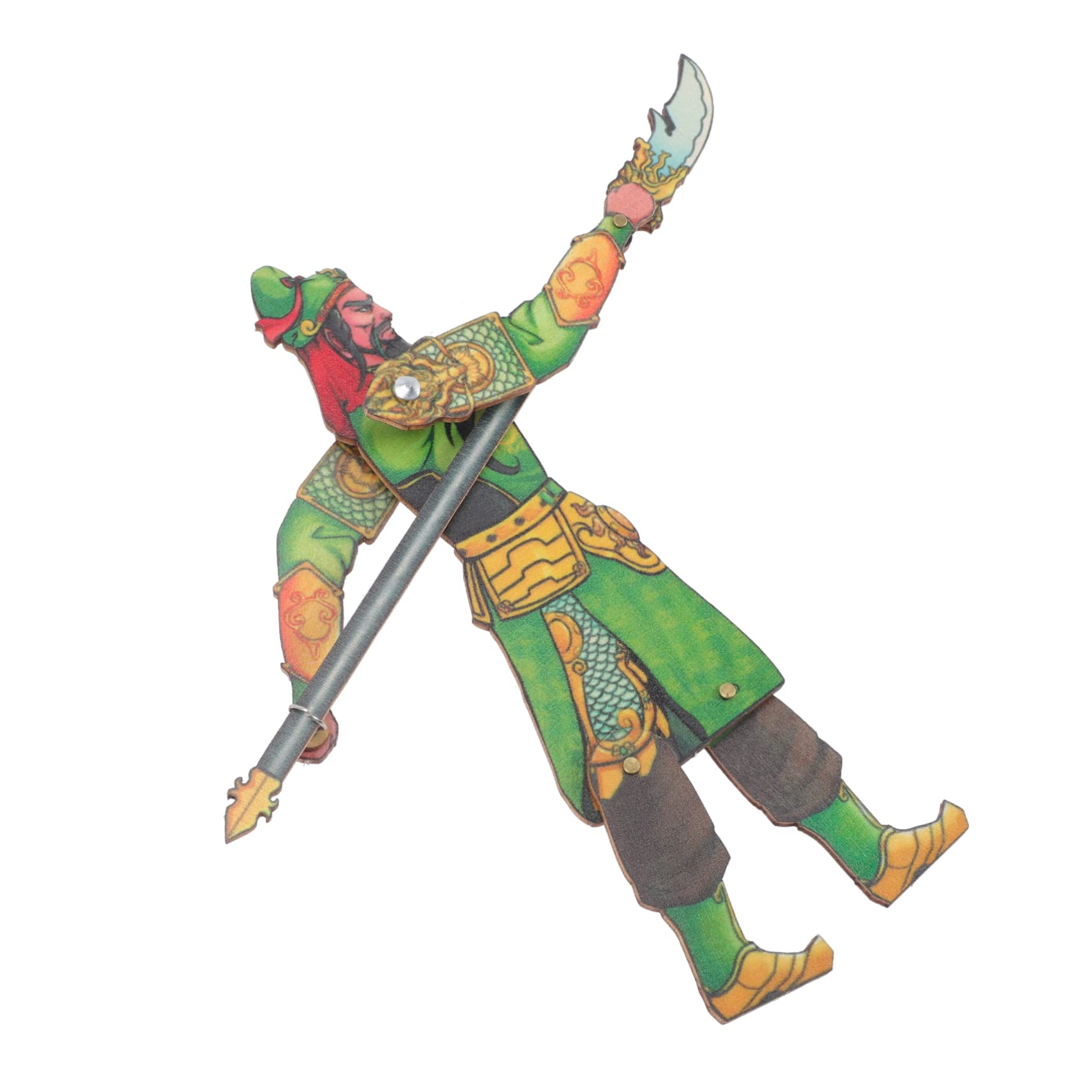 BRIGHTFUFU Folk Shadow Traditional Shadow Puppetry Making Kit Puppet Craft for Figures Characters Educational Plaything