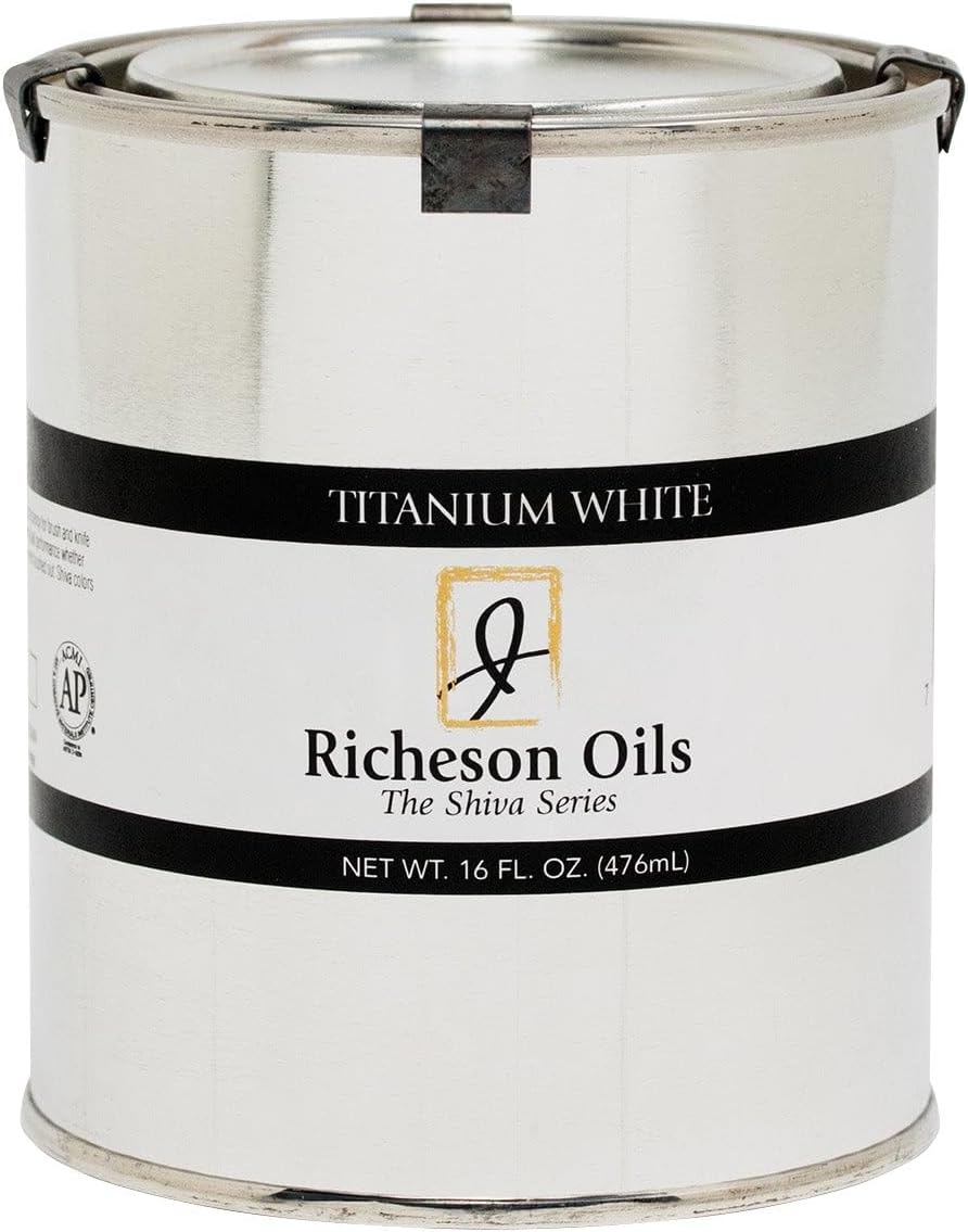 Jack Richeson 16-Ounce Artist Oil Colors, Titanium White