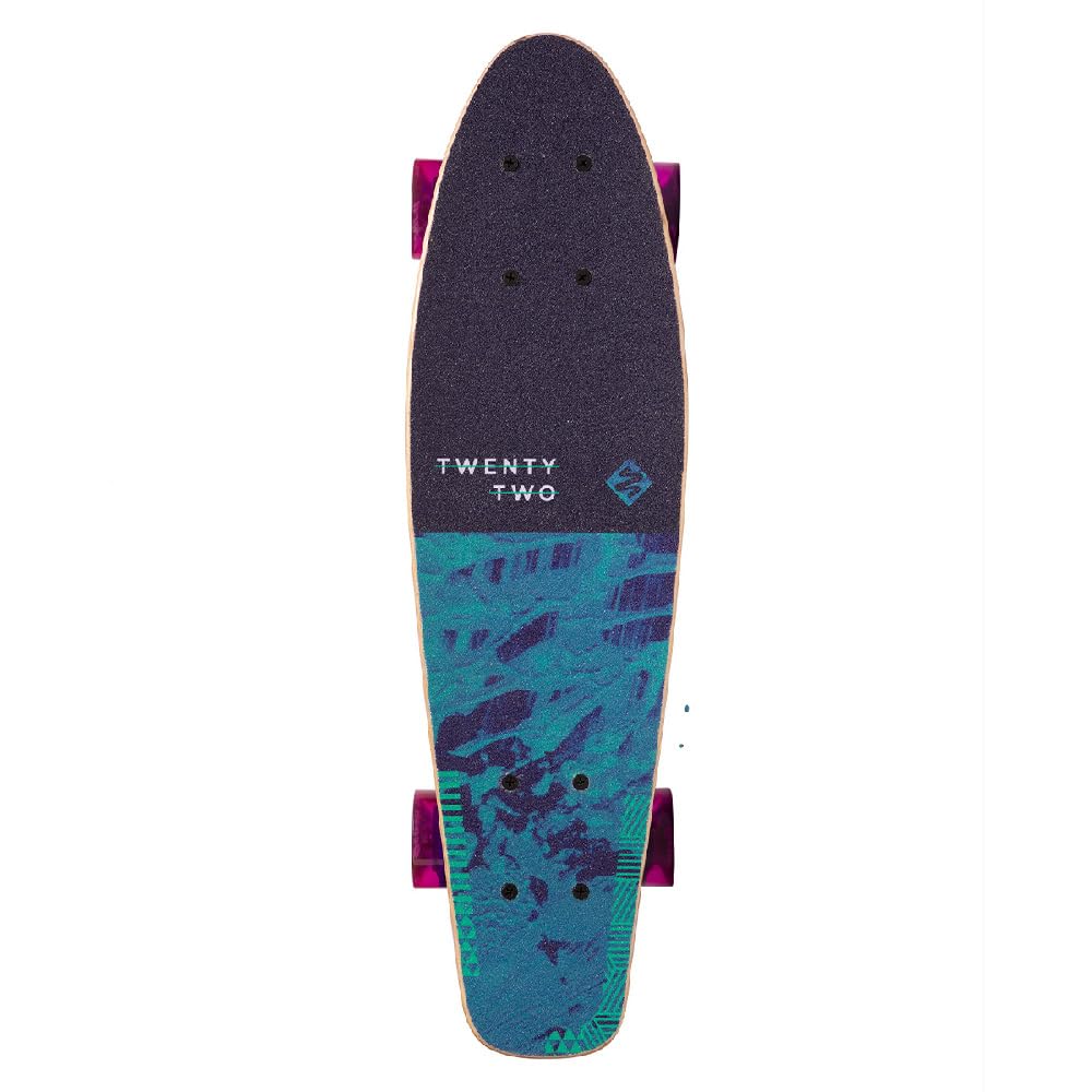 Streetsurfing - Cruiser Beach Board Wood, patineta Unisexo, Black, One Size - 05-06-005-6
