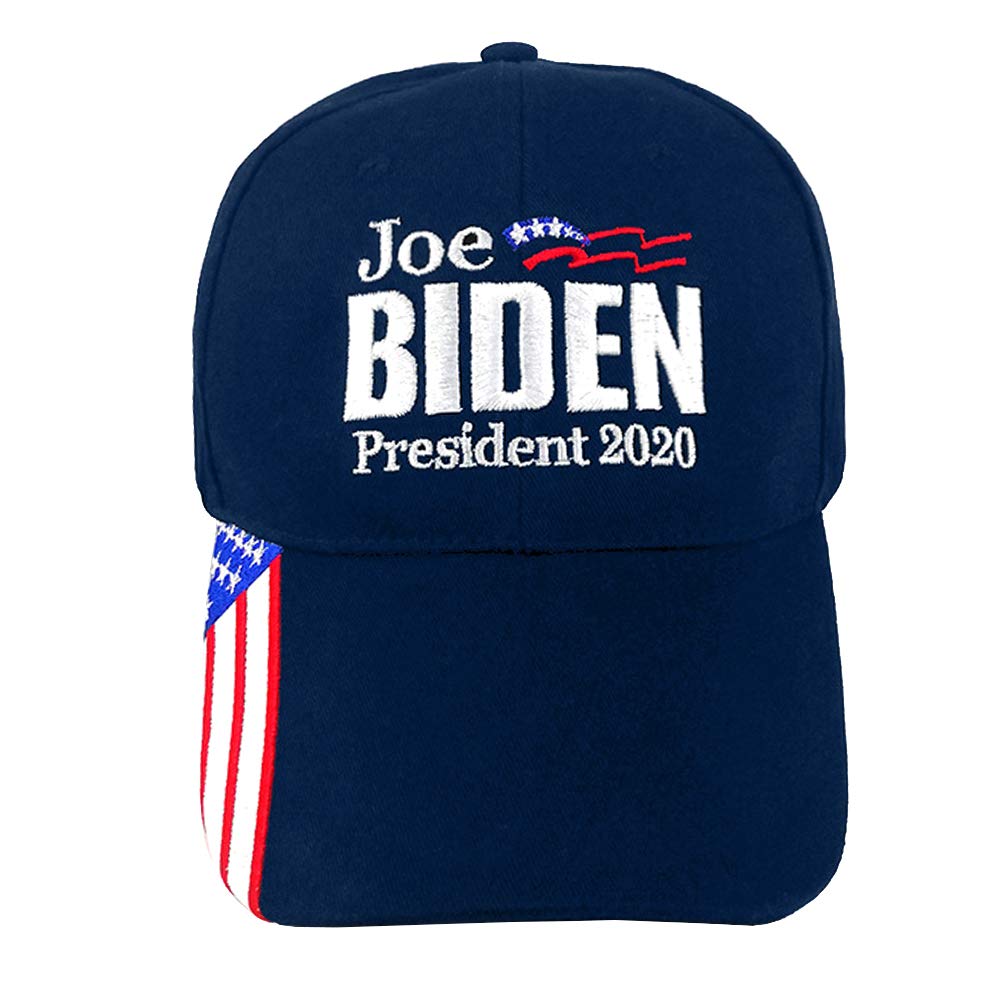 LOCOMO Joe Biden 2020 Baseball Cap President Election Campaign USA Flag Men Women Embroidered Trucker Hat Snapback Brim