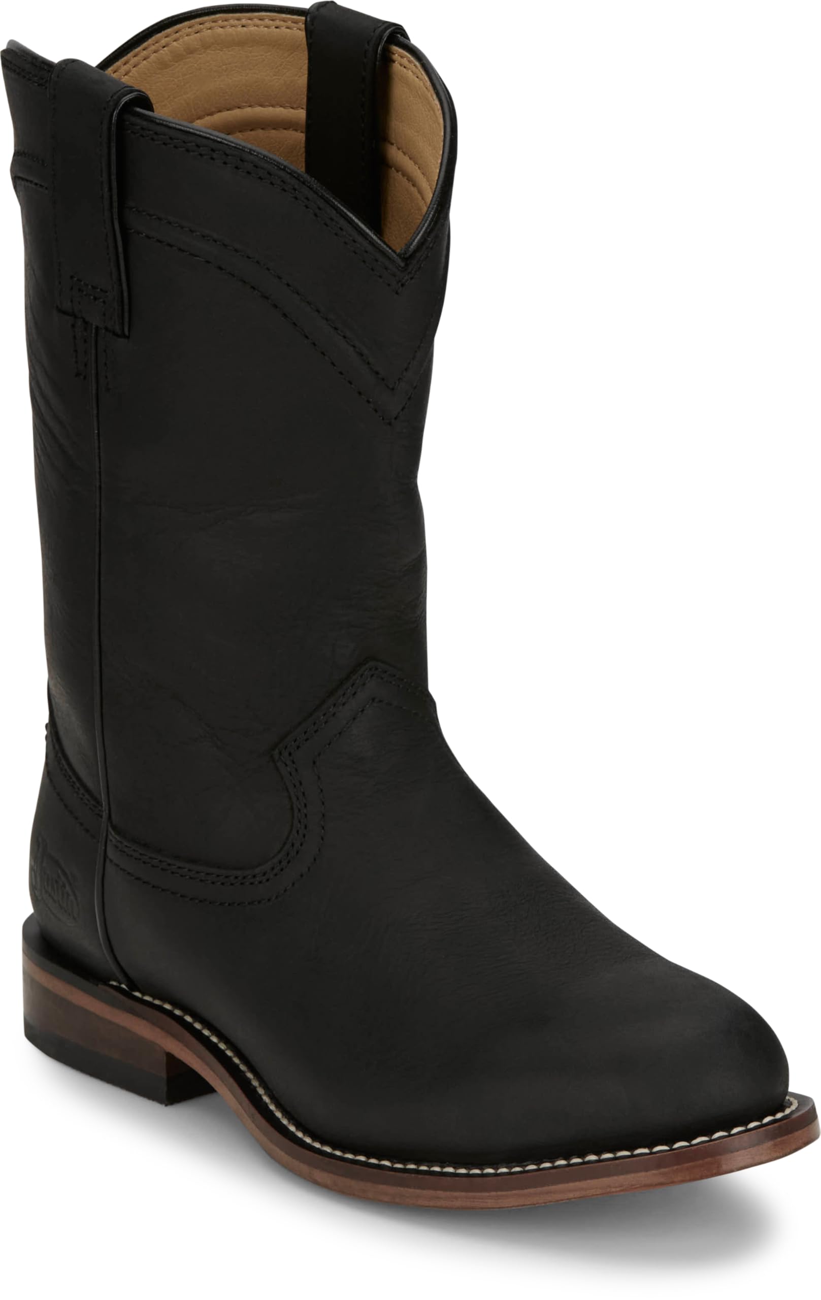 Justin Holland Women's Fashionable Leather Boots - Stylish, Comfortable Footwear for Everyday Wear