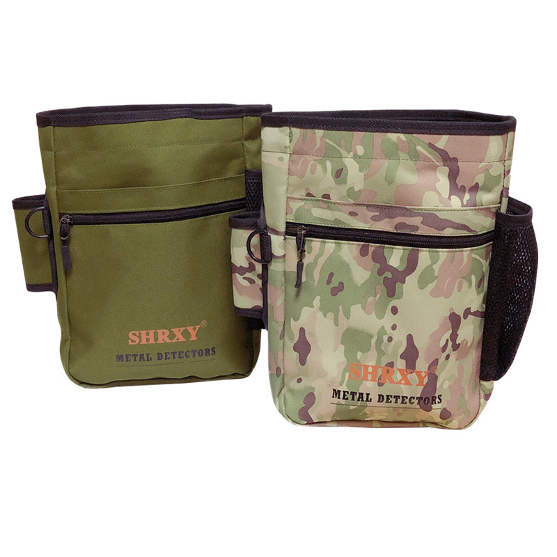 shrxy Garden Rilevazione di Metallo Trova Borsa Rilevatore Borsa Strumenti per scavatore Multiuso Borsa Marsupio (camo)