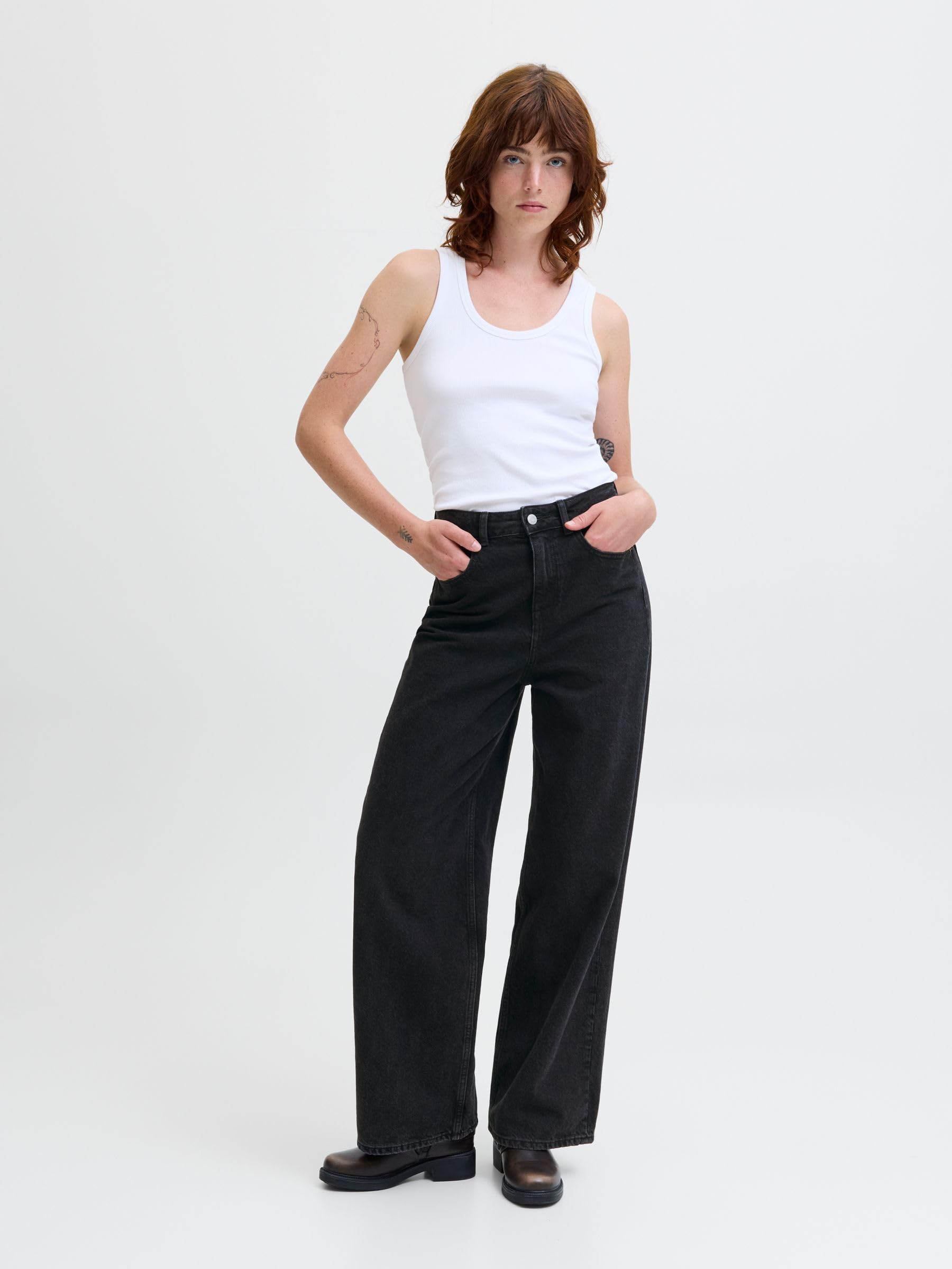 JJXX - Jxtokyo Wide HW C6145 Jeans DNM Noos, Jeans Donna