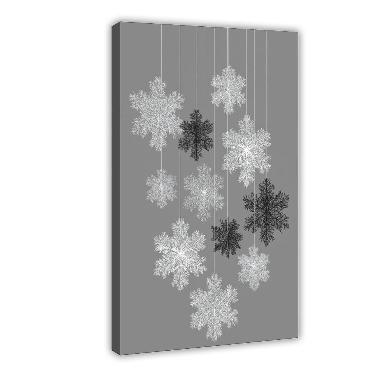 MRYCQ Snowflake Poster Canvas Poster for Dorm Room Decor Gift