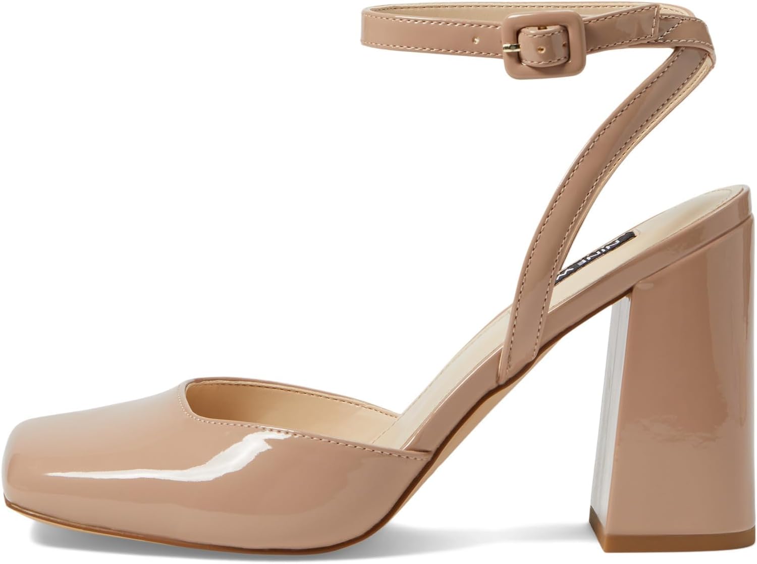 Nine West Women's SUZU Pump, Barely Nude 110, 7