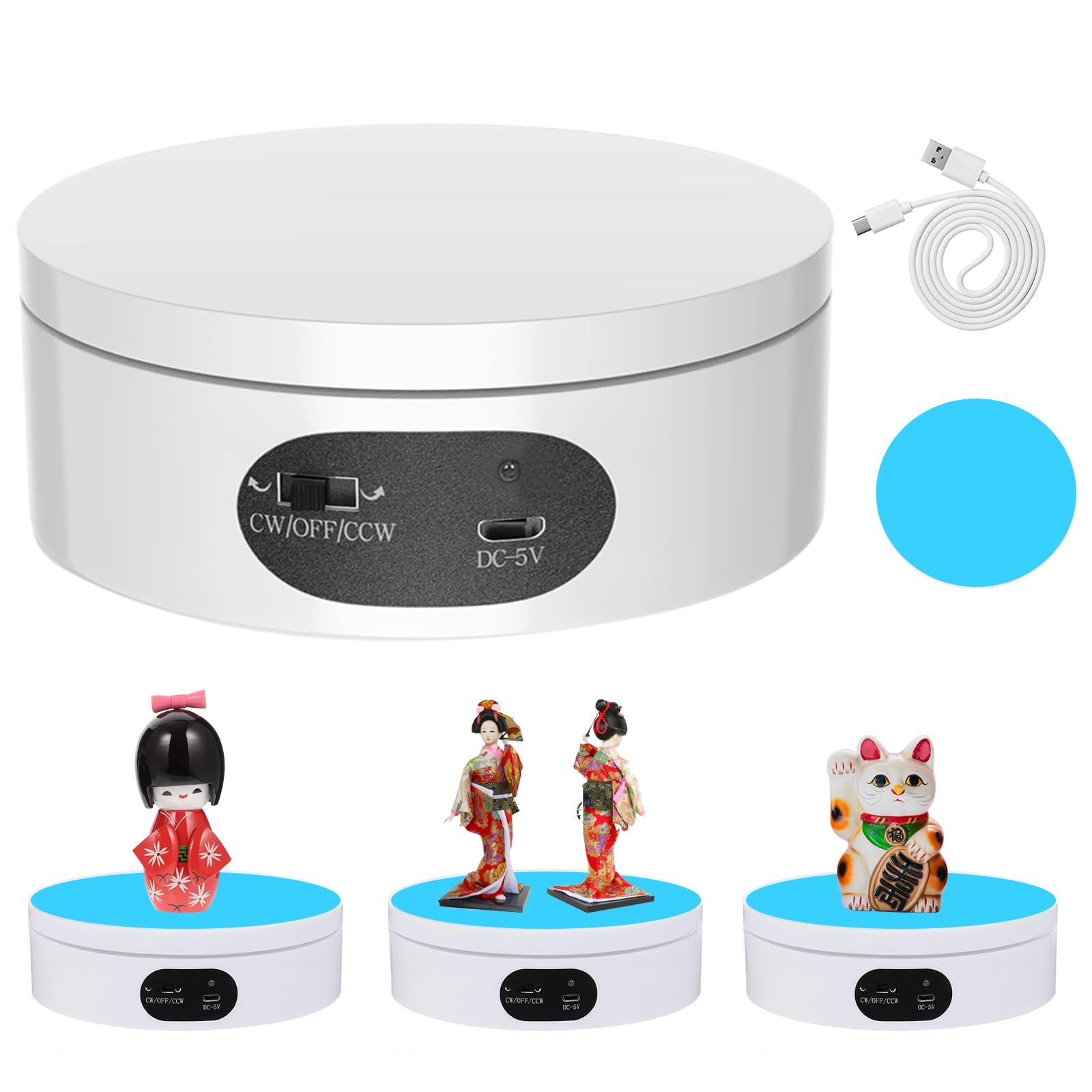 回転式カードスタンドディスプレイ 円筒型 Amazon.co.jp: DS THE DISPLAY STORE ブラック 3段 木製 回転