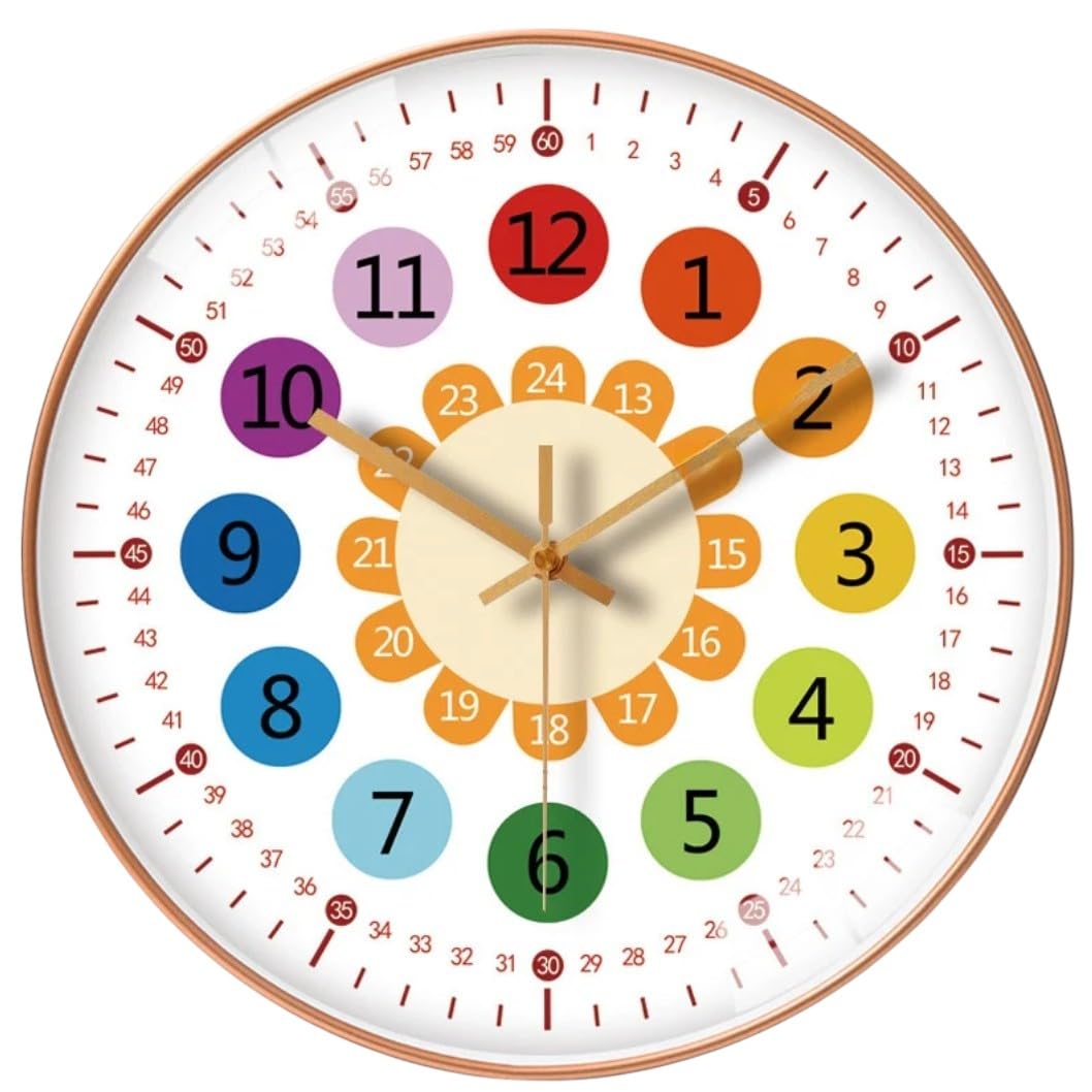 Amazon.com: IQ Time Explorer: Vibrant Wall Clock for Little
