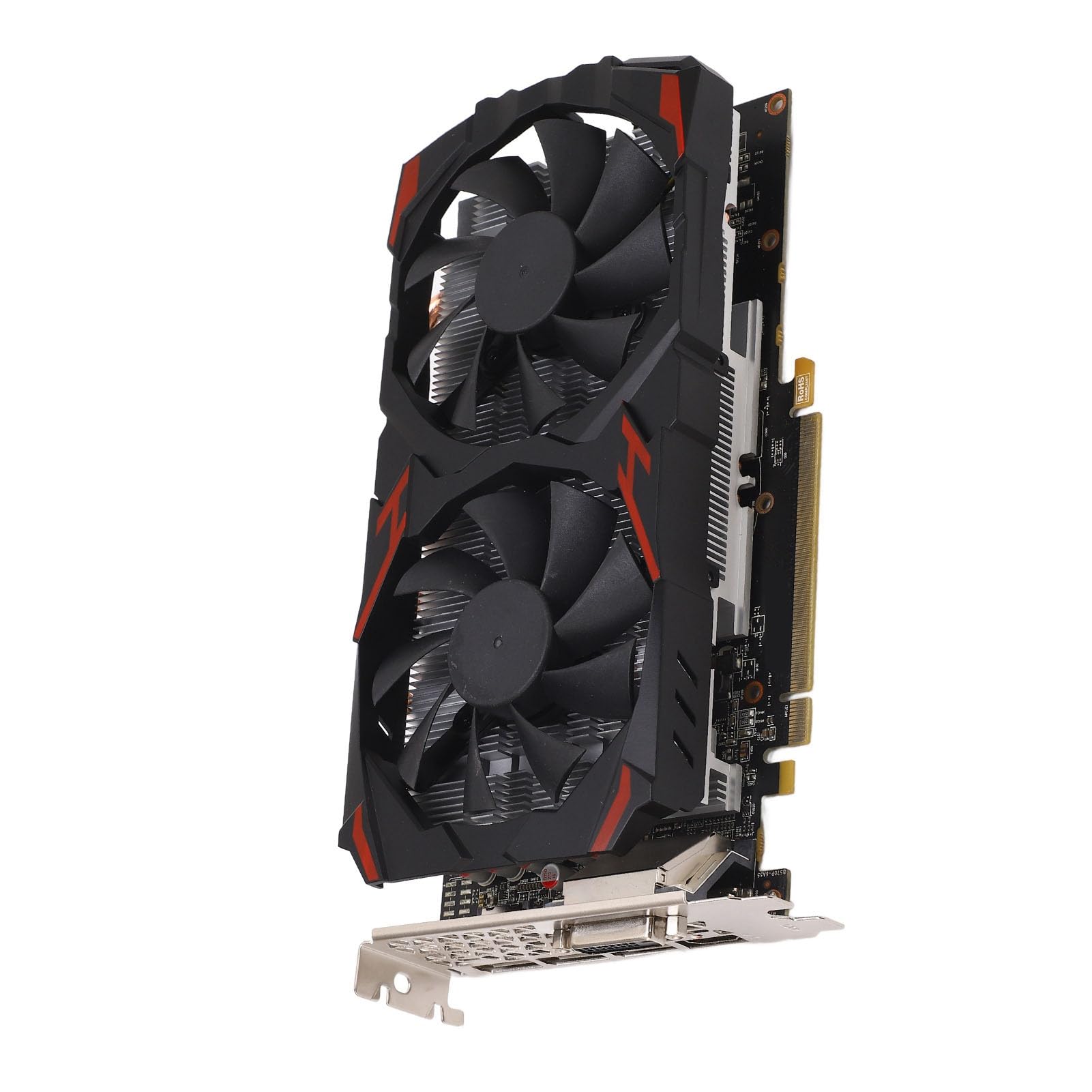 Carte Graphique de Jeu RX 580, 8 Go, Double Ventilateur, PC de Bureau, Plug and Play, Silencieuse, Haute Performance (580 8G D5)