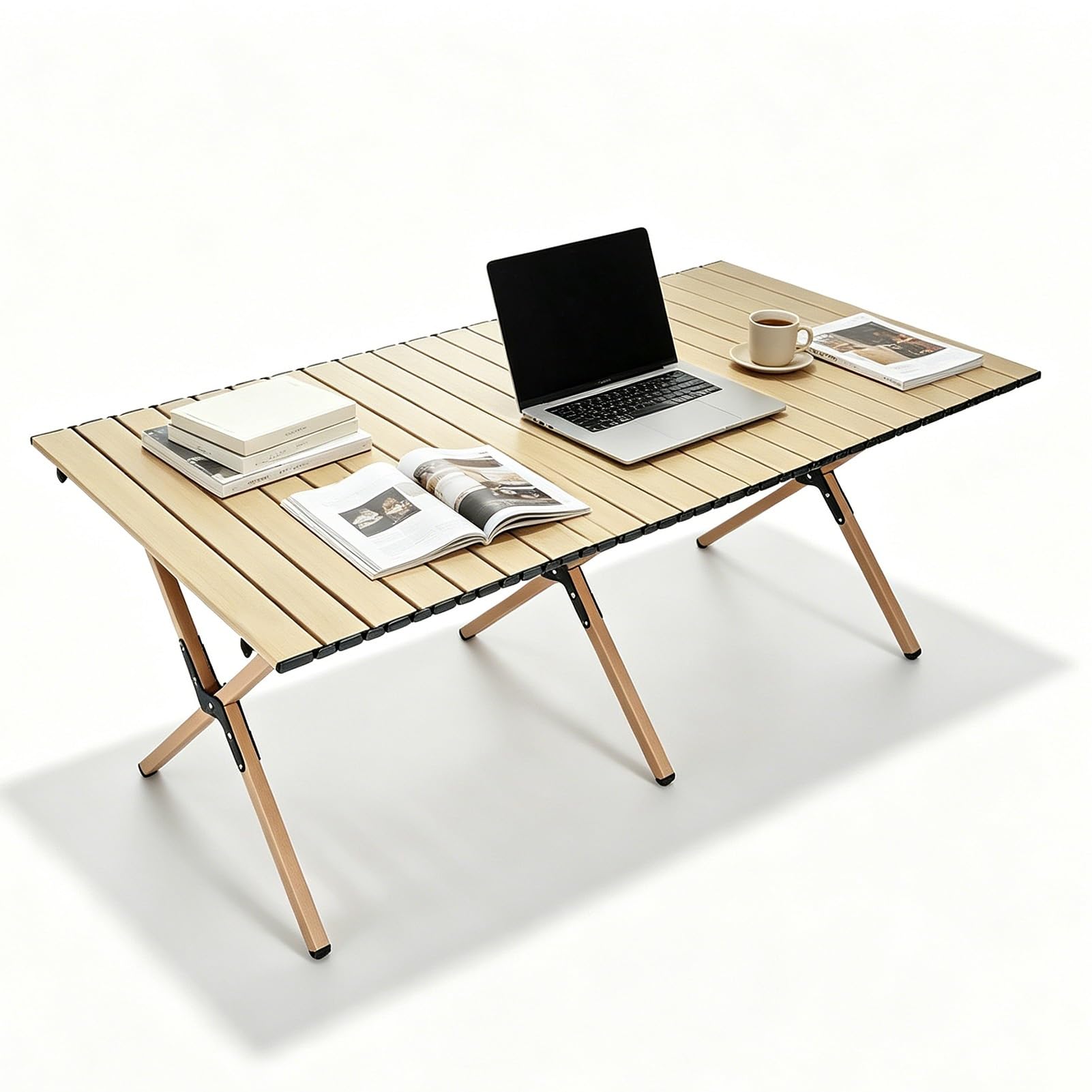 Table de pique-nique portable enroulable pour vos barbecues et soirées d'été