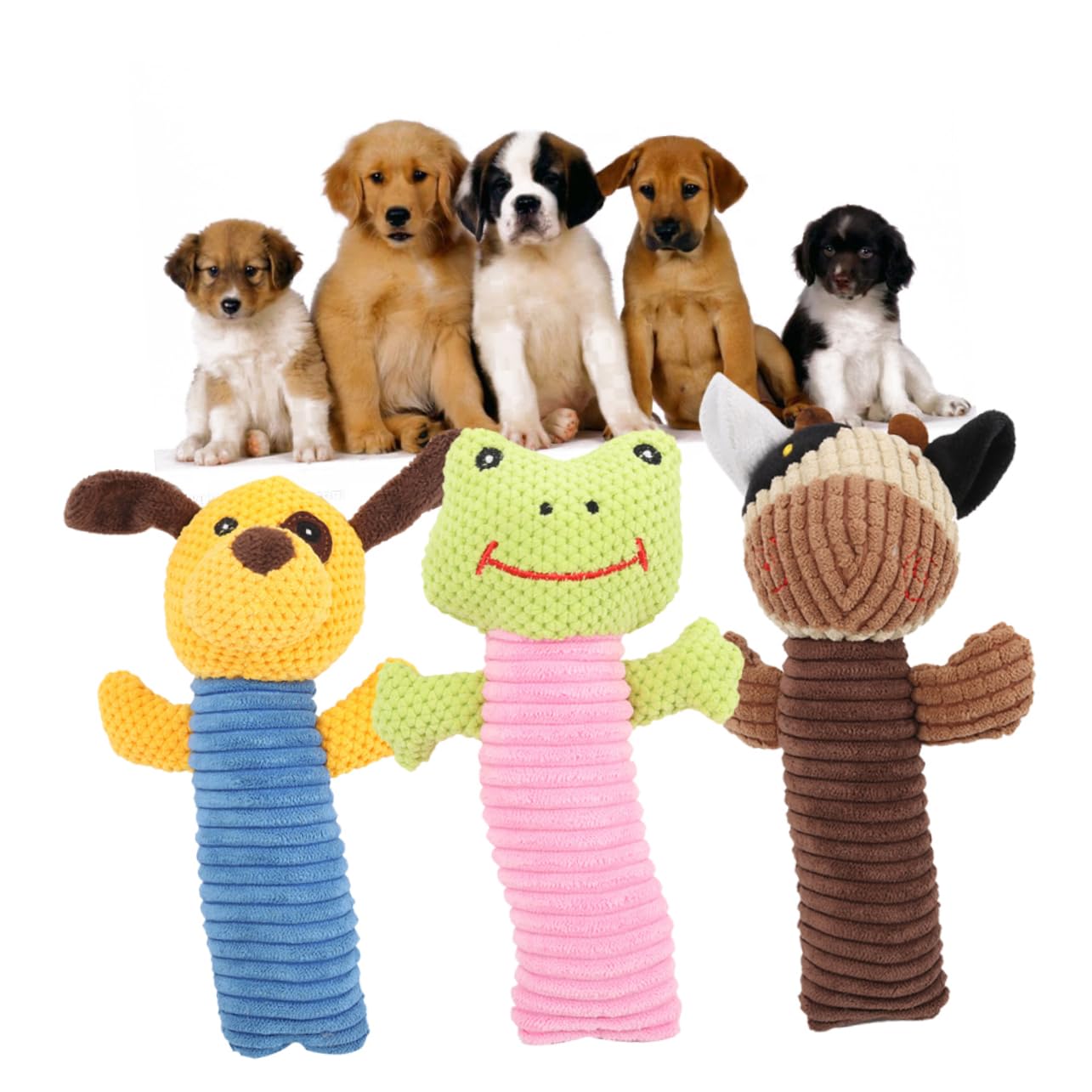 SUPVOX 9 Uds Juguetes Chirriantes para Mascotas Juguetes De Peluche para Perros Juguetes De Peluche para Cachorros Juguetes para La Dentición De Mascotas Verduras Chirriantes