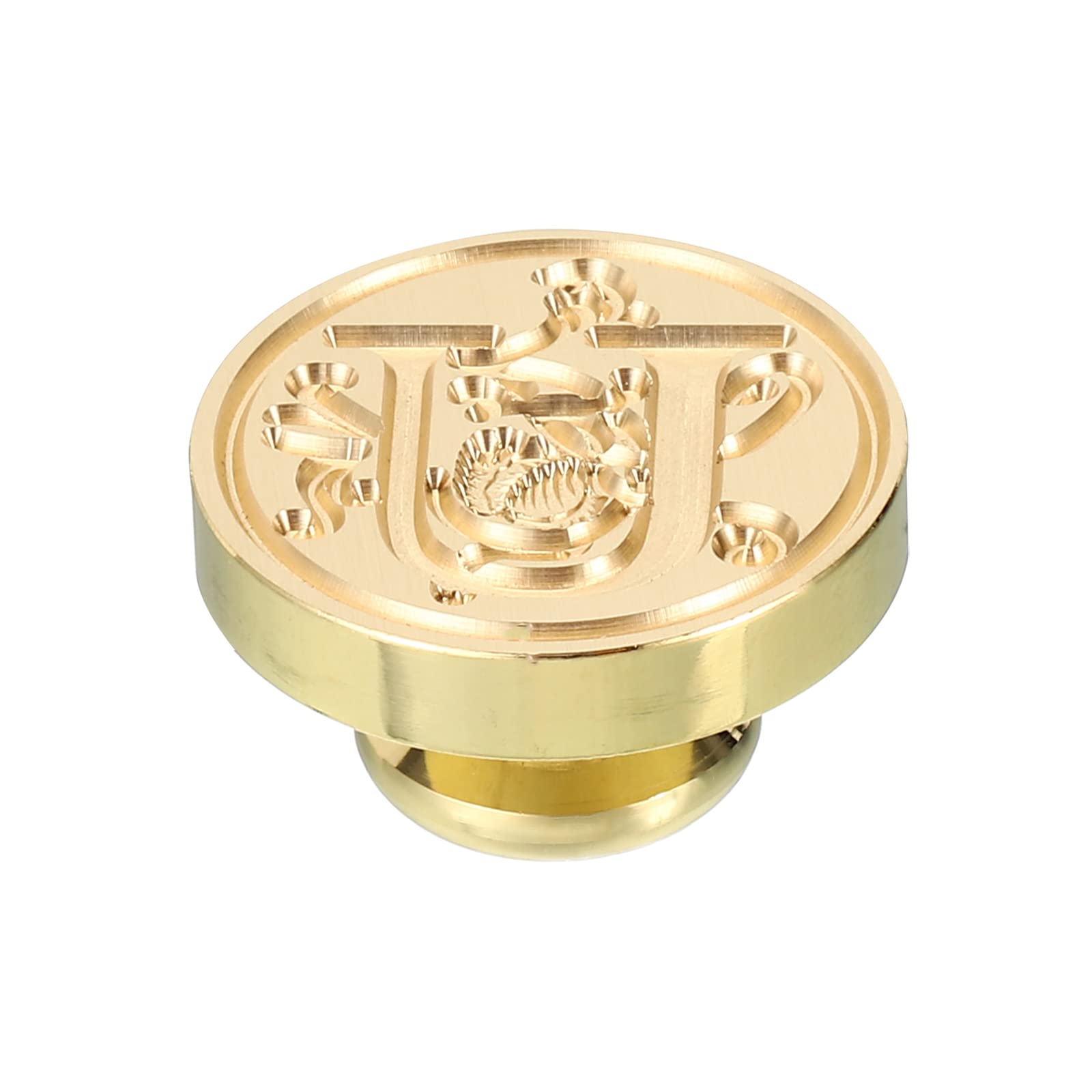 PATIKIL Alphabet U Wax Seal Stamp, Initial Letter Sealing Wax Stamp Classic Retro Brass Head for Envelope Invitation Cards - Image 3