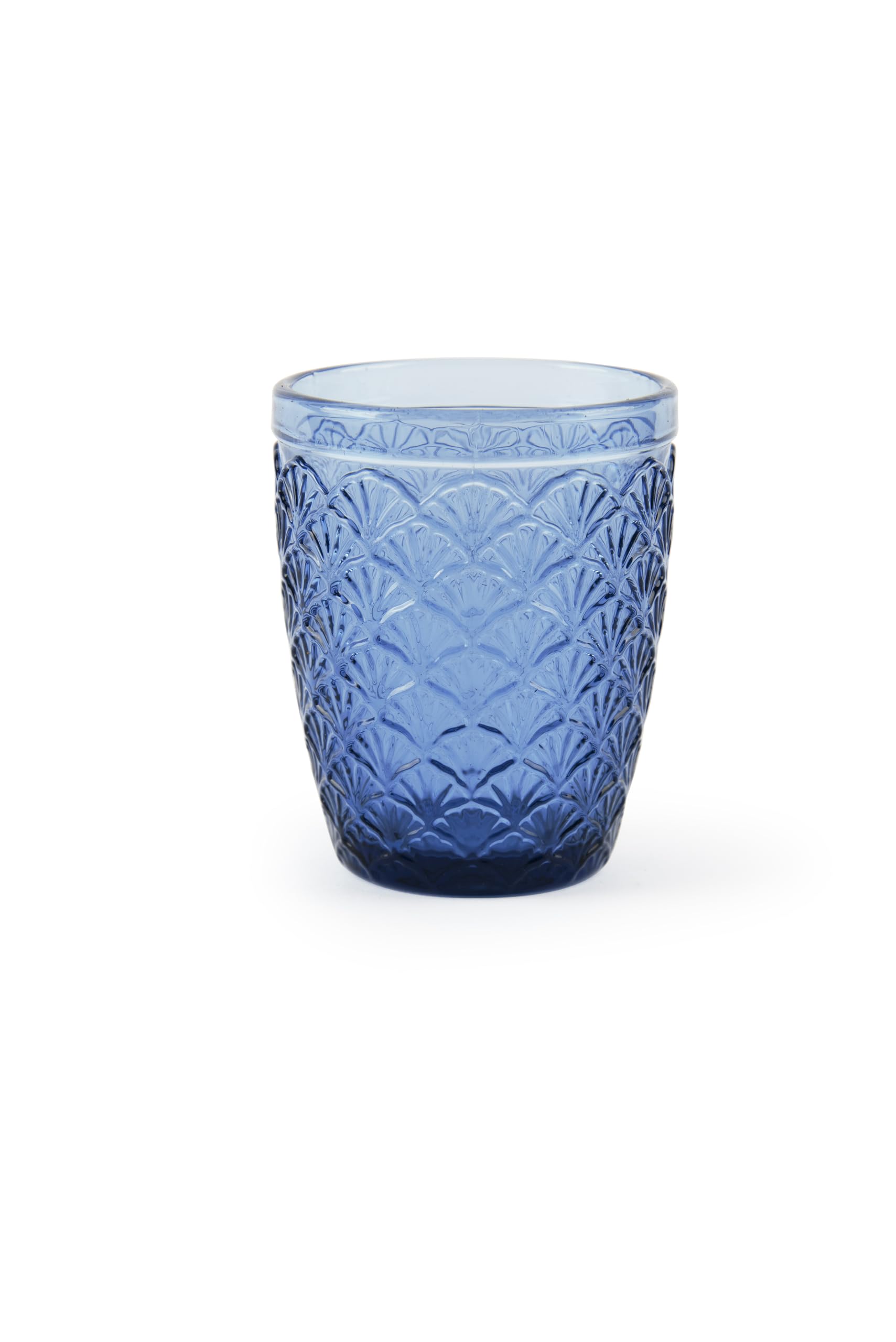 Excelsa Ginkgo Set mit 6 Wassergläsern, farbiges Glas, Fassungsvermögen 300 ml.