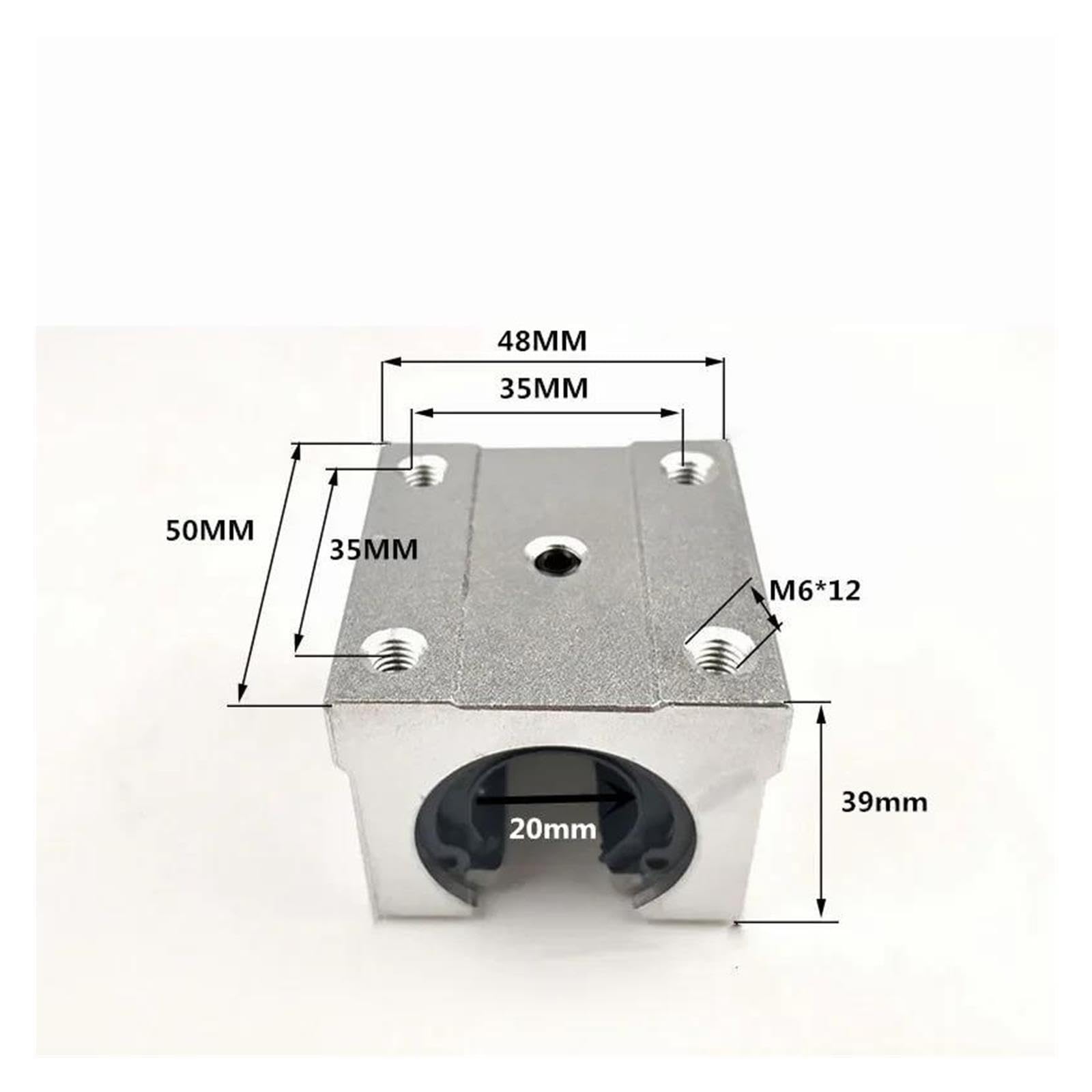 4 Stück Linearlager SBR20UU 20 Mm