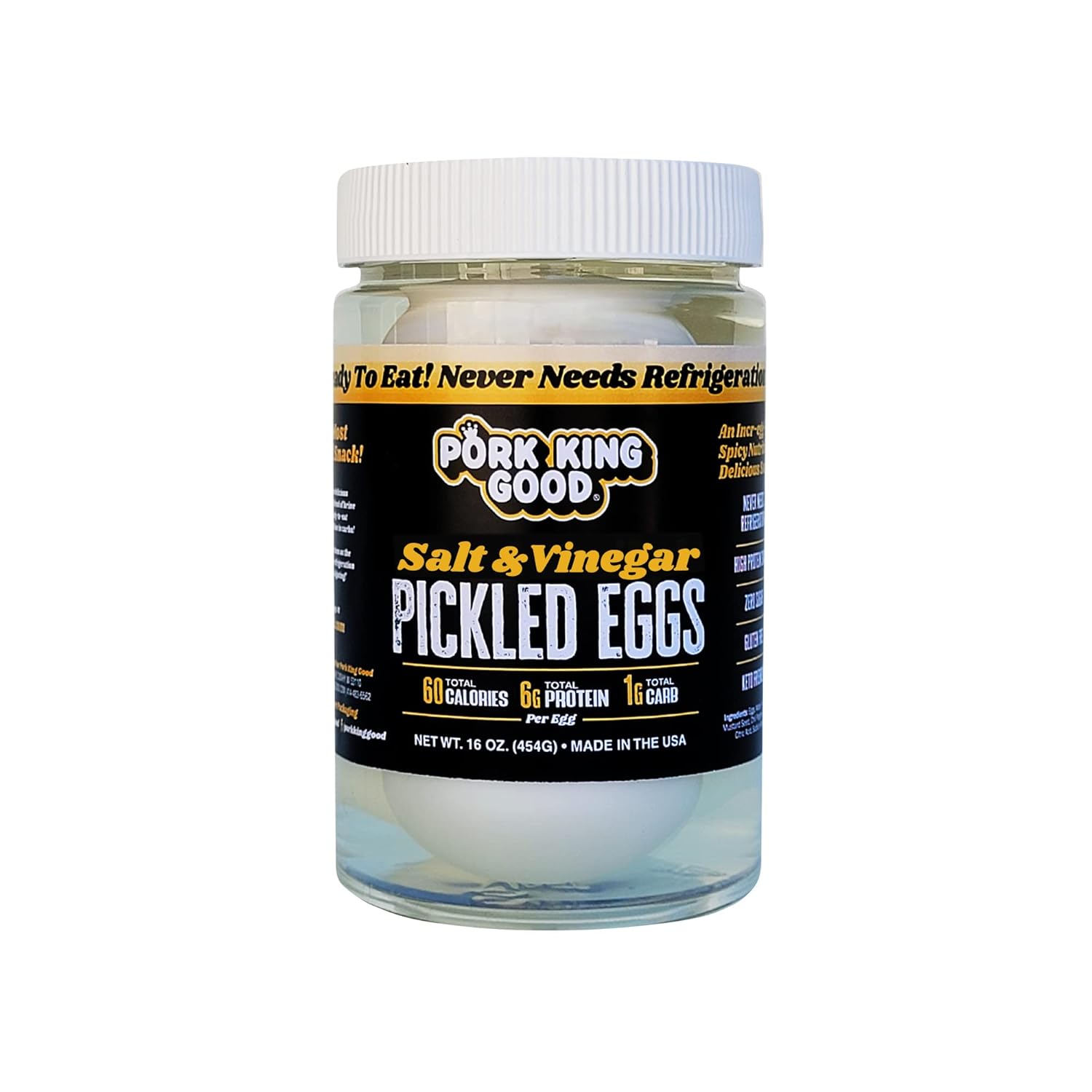 Pork King Good Pickled Eggs (Salt & Vinegar) Grocery & Gourmet Food