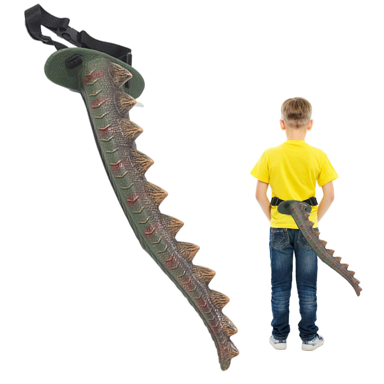 Dinosaur Tail Costume | Simulation Animal Tail Costume Creative - Decorative Vivid Costume Accessories, Performance Props for Enhanced and Fun