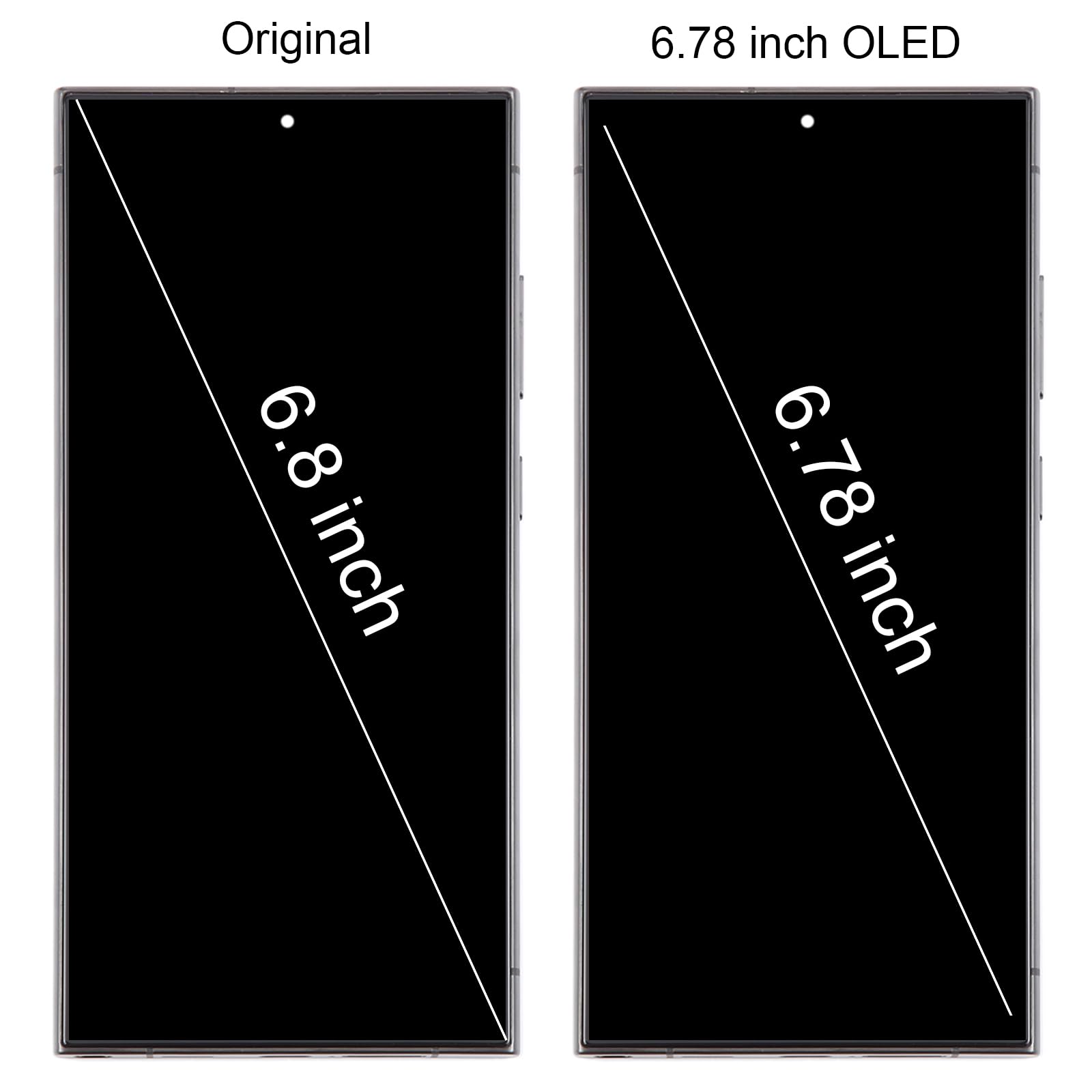 Amazon.co.jp: HCG 電話交換部品 for galaxy S24 ULTRA SM-S928B 6.78 