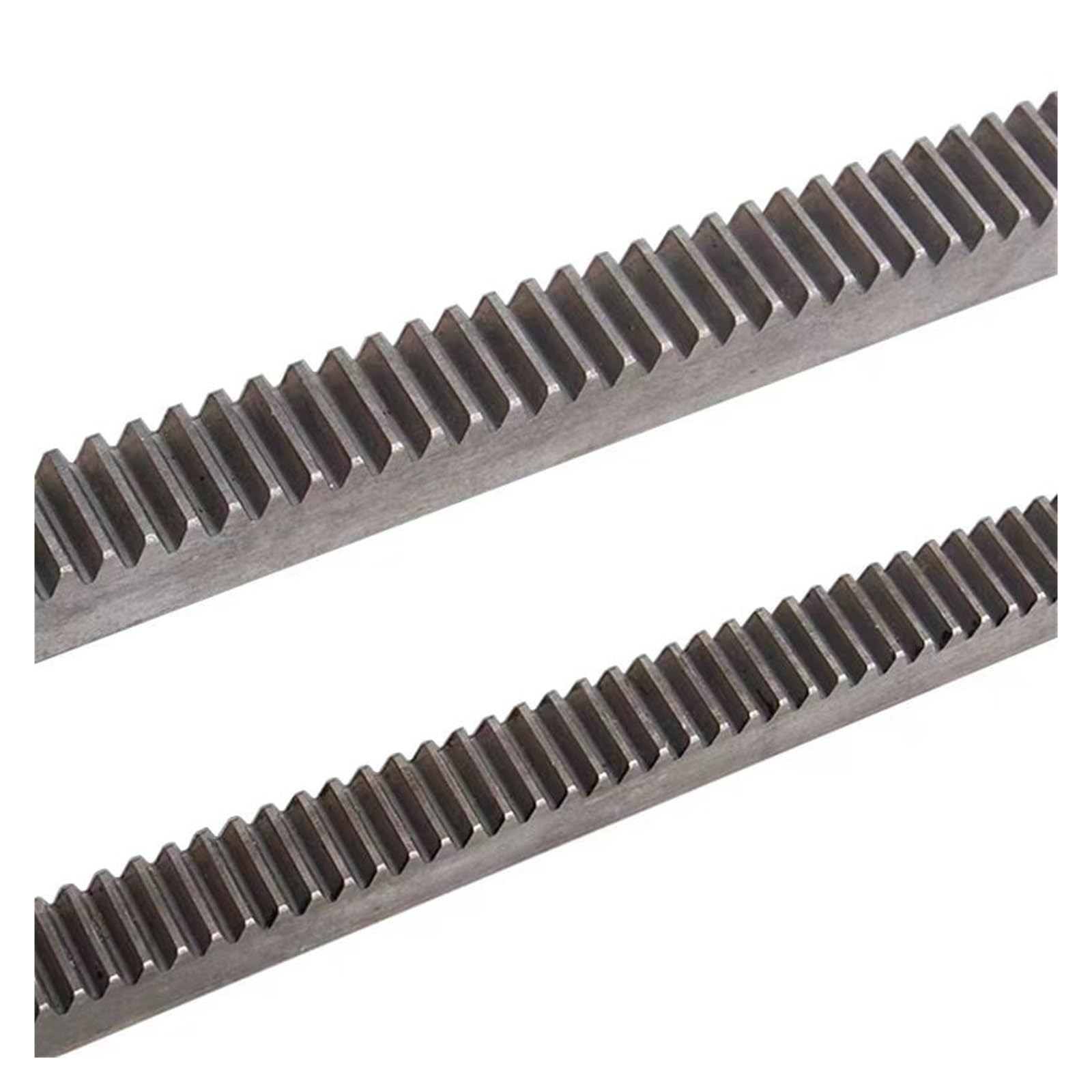 Crémaillère linéaire droite en acier, Crémaillère de précision CNC dents droites 45 acier 1M/1.5M/2M Mod 500-1000mm(1.5Mod 15-20,Length 500mm)