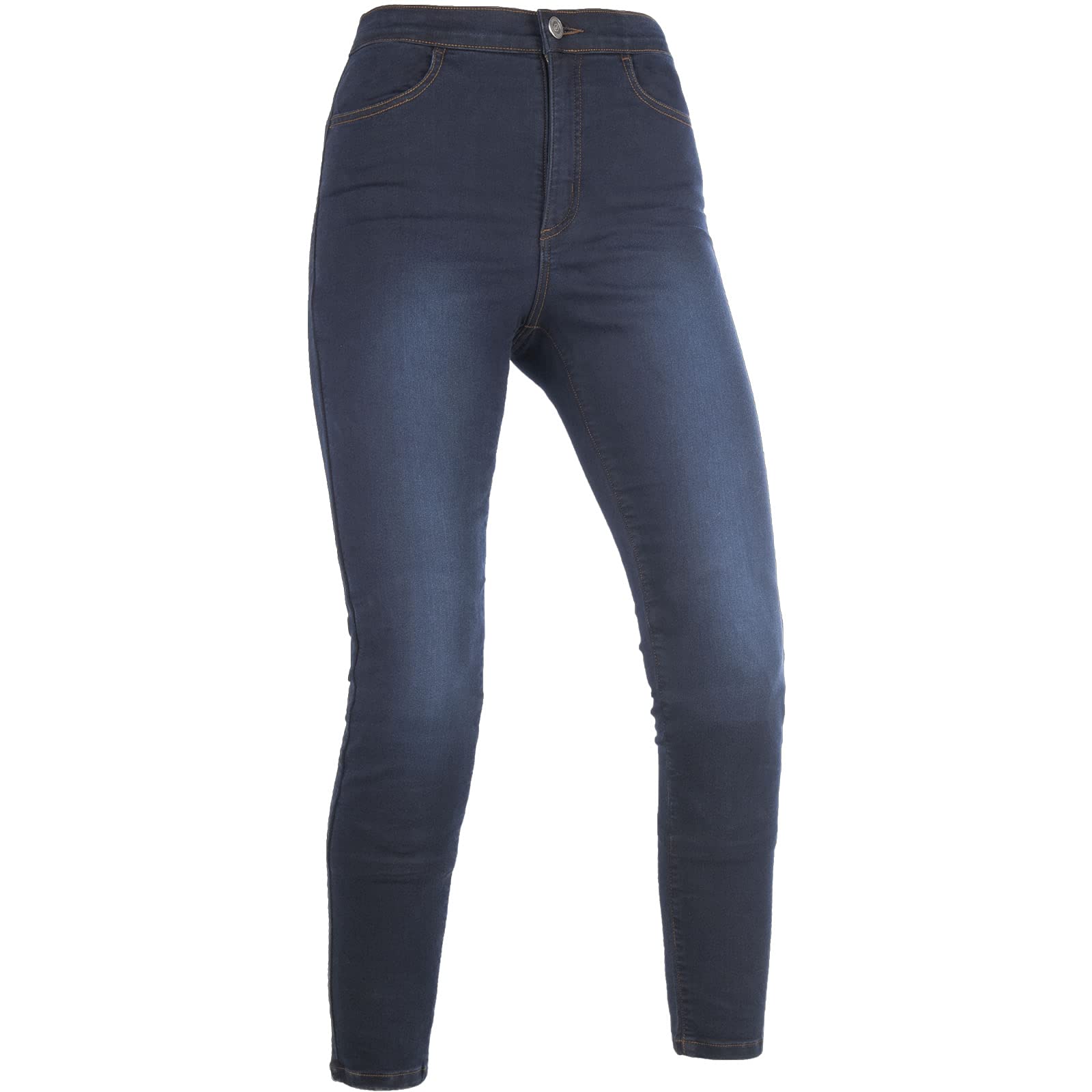 Oxford Women's Super 2.0 Reinforced Motorcycle Riding Jeggings, Indigo, 12