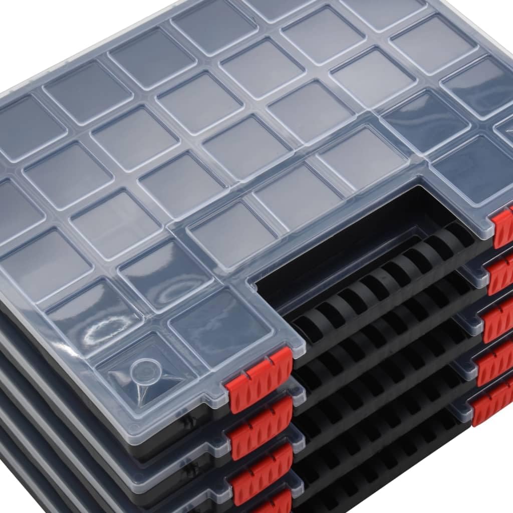 Genérico Cajas de Accesorios 10 Unidades Polipropileno 40x30x5 cm,Bricolaje,Accesorios de Bricolaje,Organización y Almacenamiento de Herramientas,Cajas de herramientas-3106444