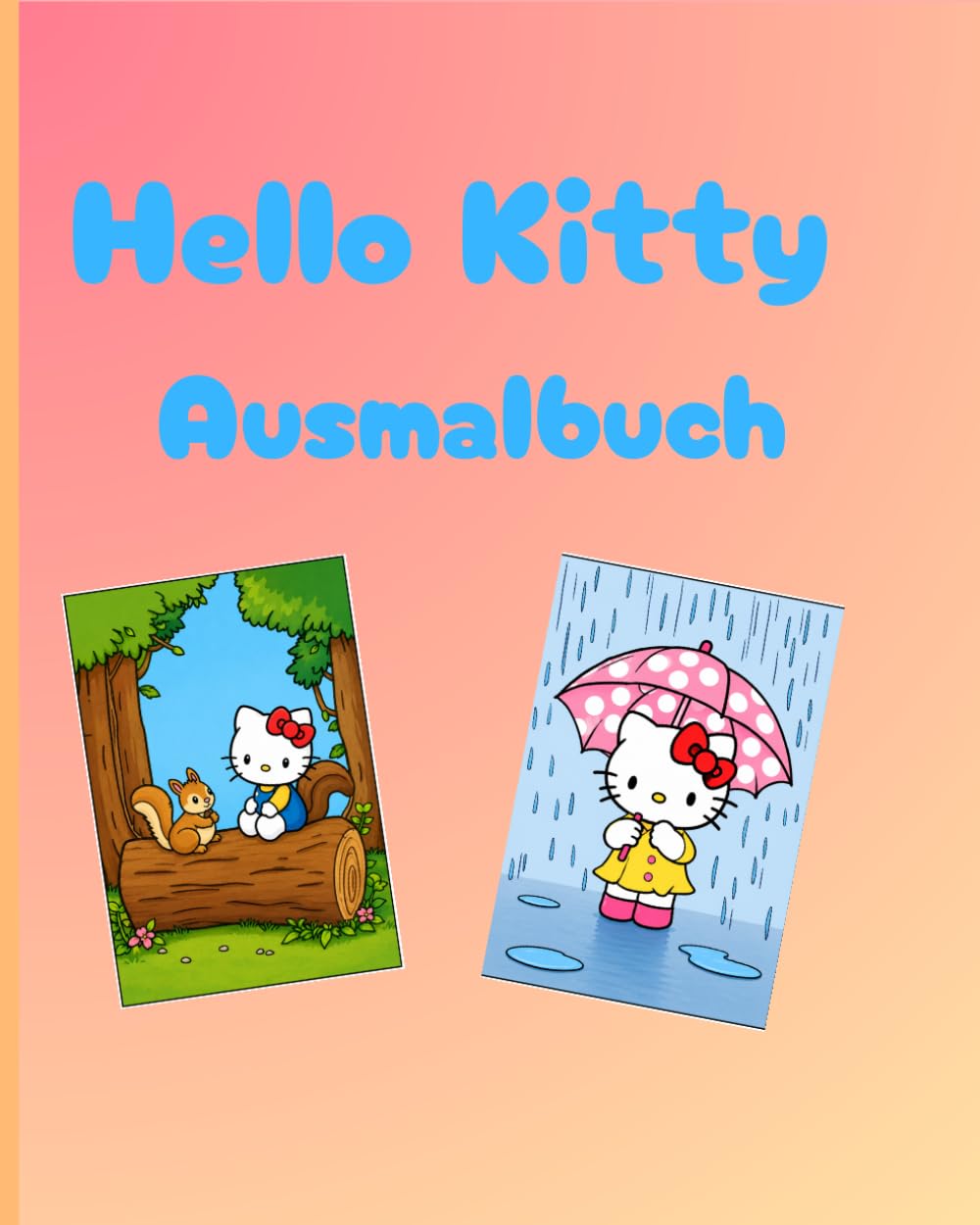 Hello Kitty Ausmalbuch: Kreativer Malspaß für kleine Künstlerinnen