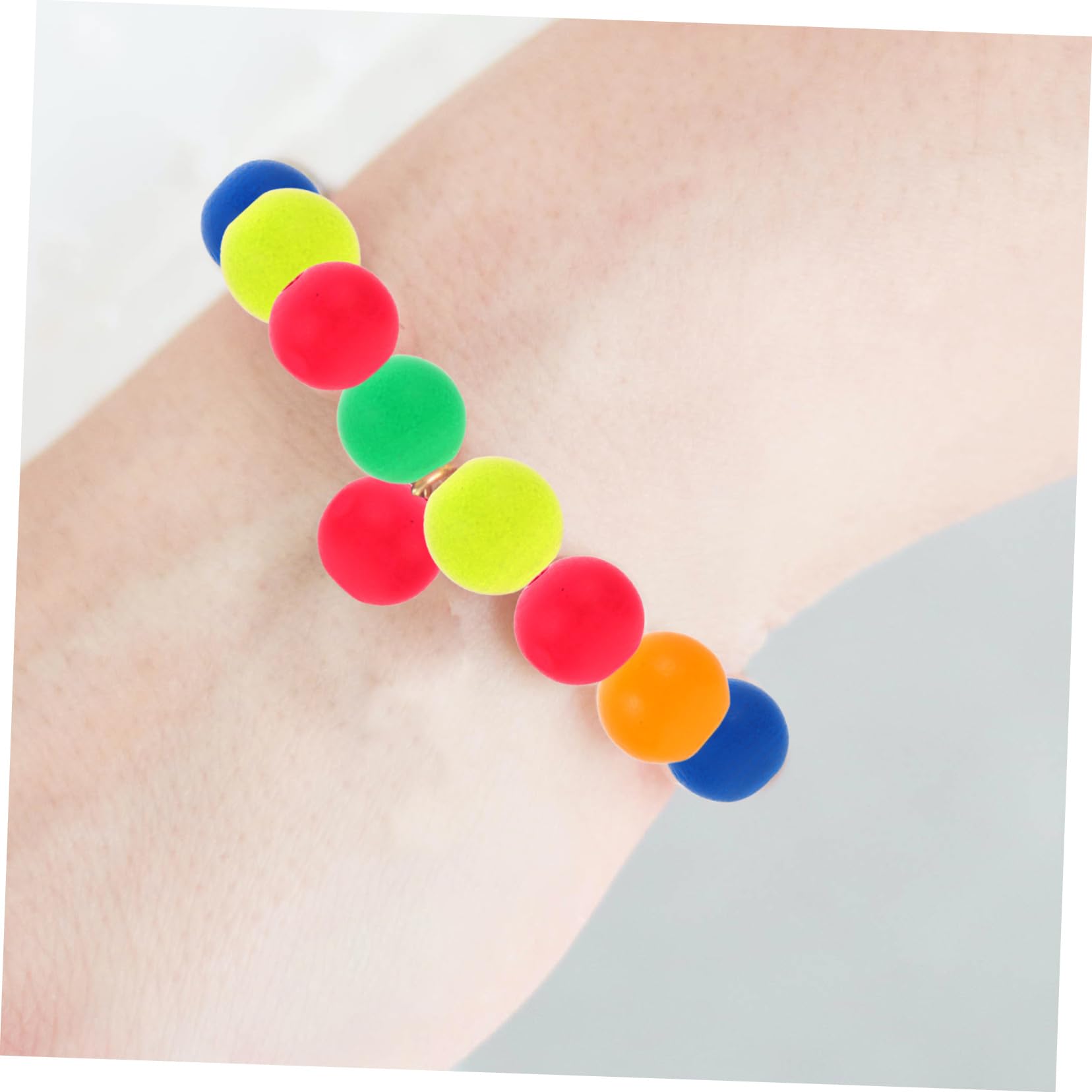 Angoily 3 series Cuentas De Madera Con Naturales Y Coloridas Para Manualidades Pulseras Fiestas Joyas Iridiscentes Surtidas Para Hacer Macramé 100 piezas x 3