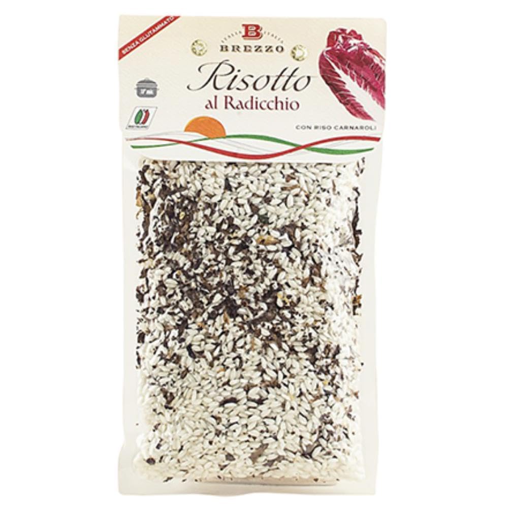 Brezzo Tris di Risotti de 300 g au radicchio, Citrouille et champignons cèpes