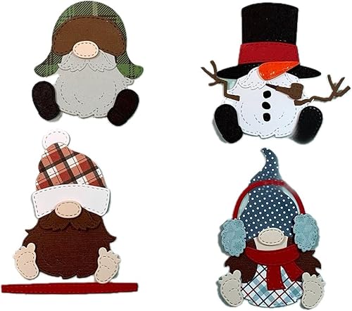 Miniatura 5 de 2023-2024 Nuevos accesorios de gnomo de Pascua troquelados para bricolaje cumpleaños, grabado, álbumes de recortes, tarjetas de felicitación,