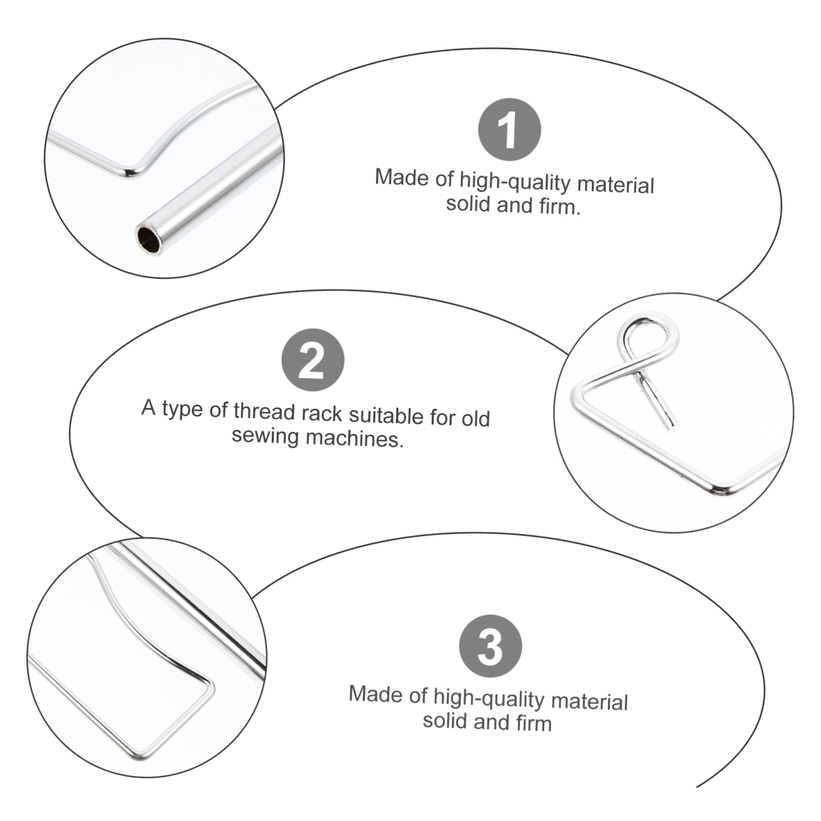 OSALADI 1pc Stable Embroidery Stand Alone Line Thread Holder for Quilting Sewing Machines Smooth Thread Flow for Old Sewing Machines