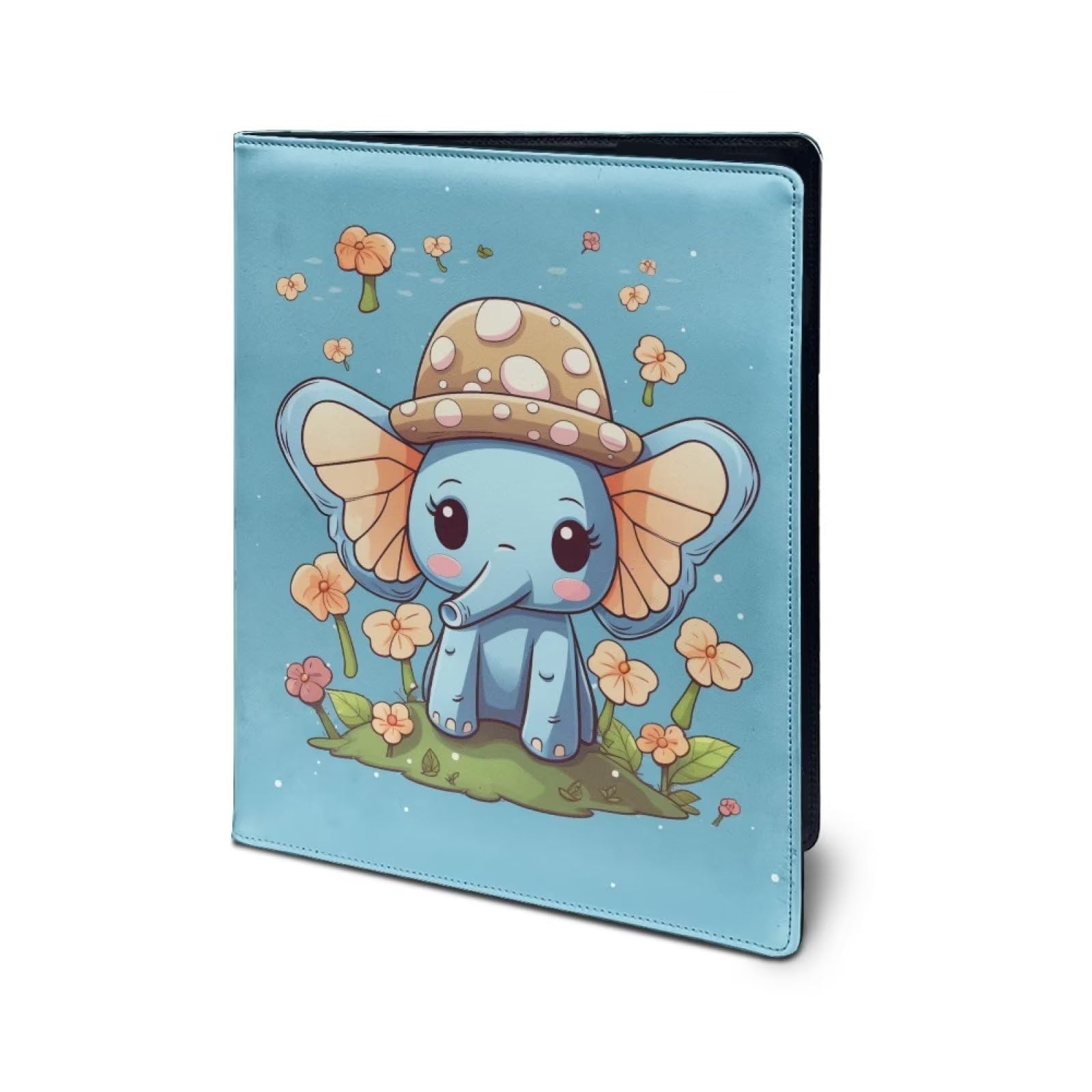 BYCHECAR Shark Leather Portfolio Organizer Binder