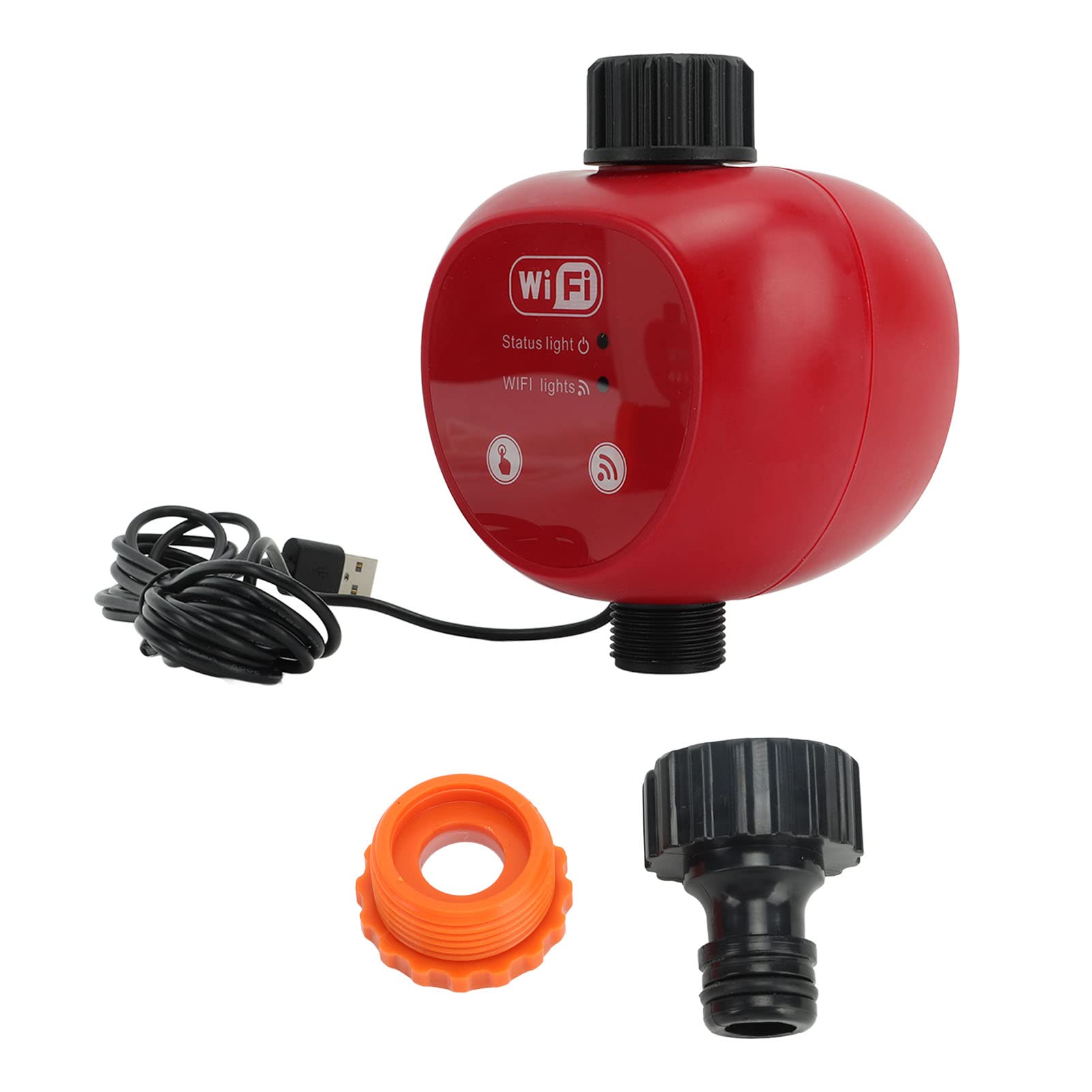 Irrigatore Automatico Per Fiori con Filettatura Femmina 3/4, Sistema di Irrigazione Automatica WiFi con Tempistica Intelligente Per Giardino Domestico, Dispositivo di Irrigazione Automatica Per Intern
