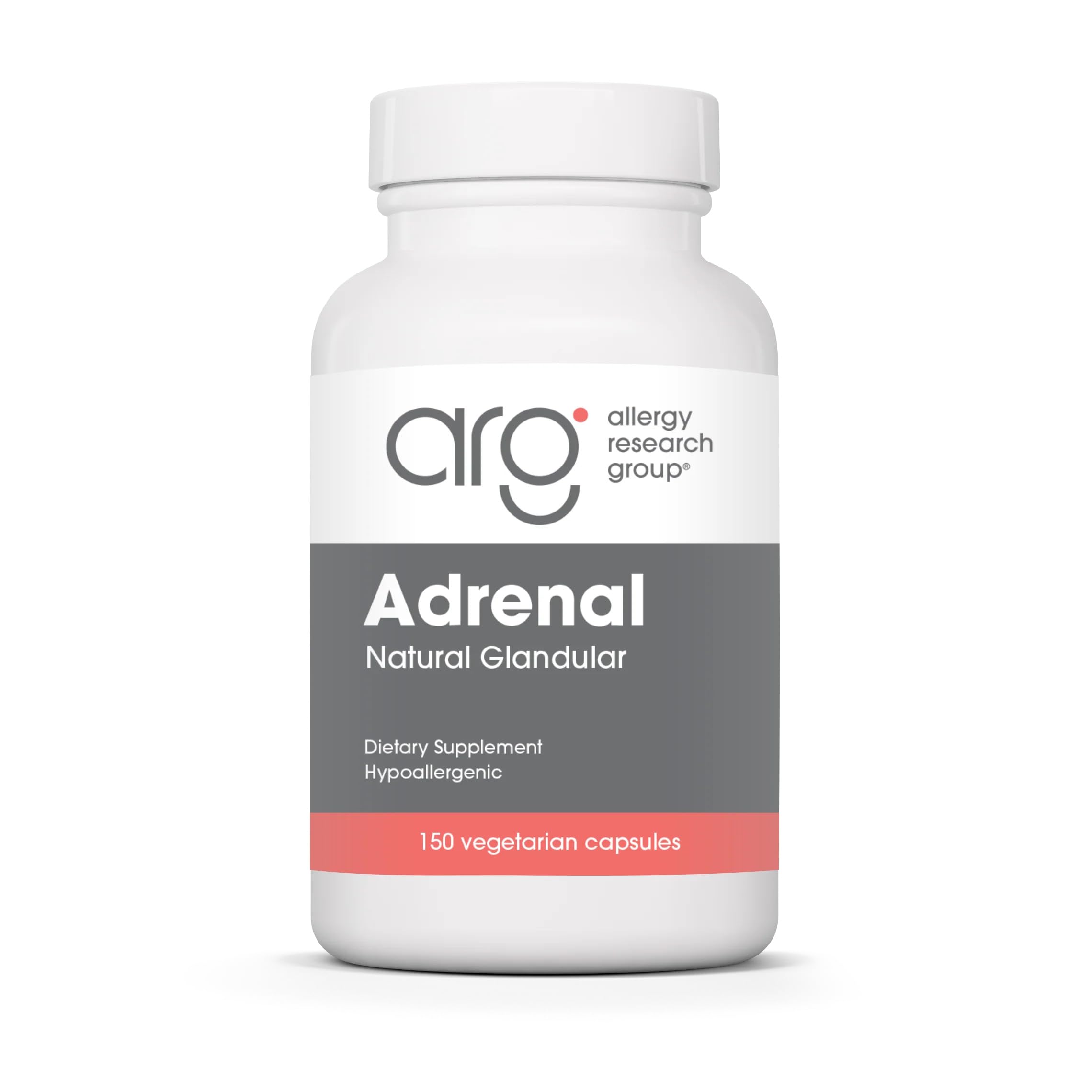 Allergy Research Group Adrenal Natural Glandular,150 Vegicaps