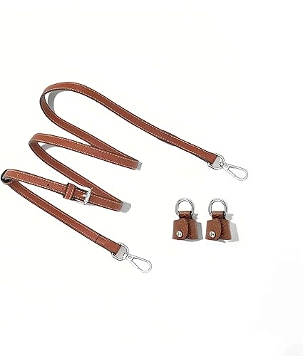 Chispee Juego de correas de cuero para bolsa de hombro, correa de transformación para monedero, extensor de correa de cuero para monedero, correas
