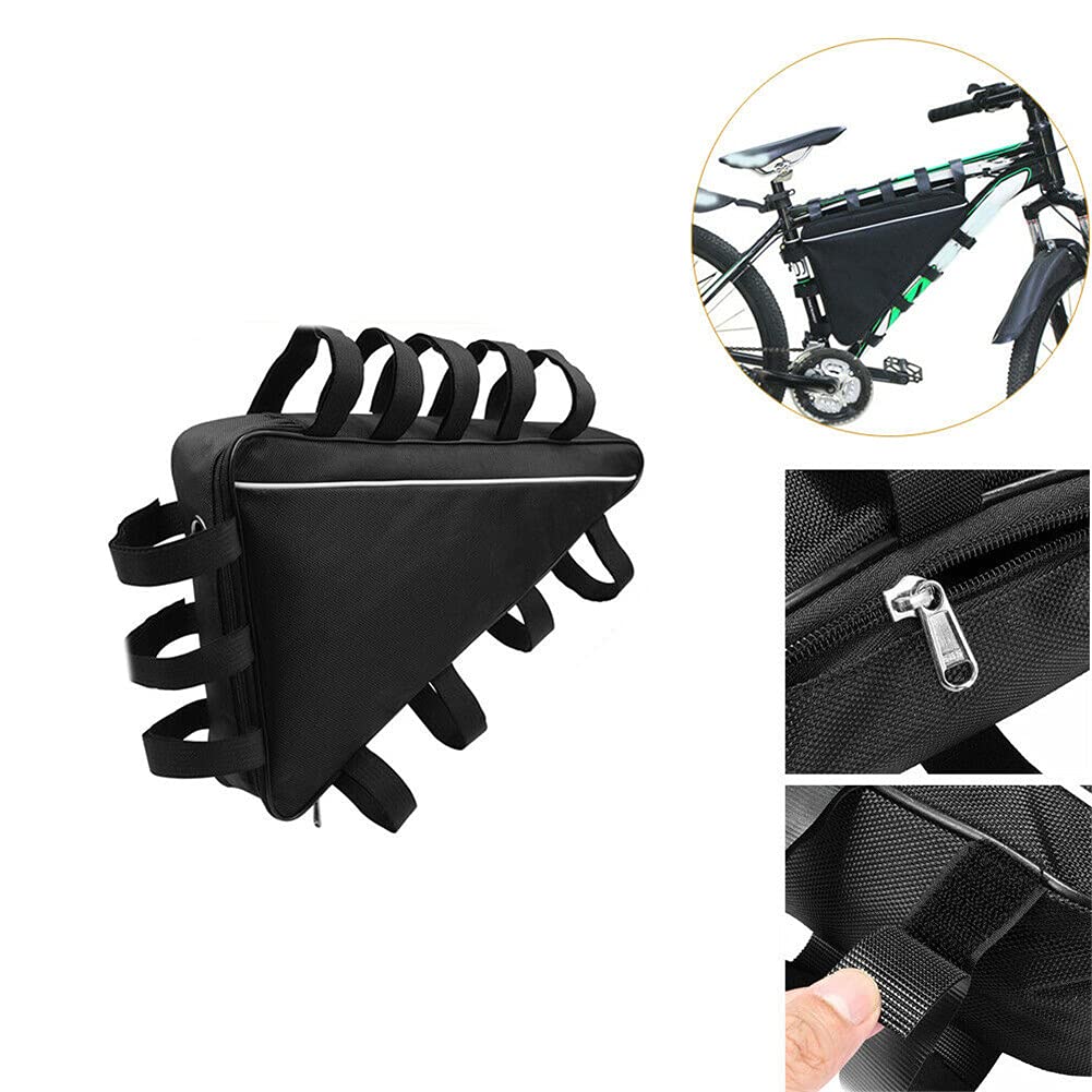Elektrische Fahrrad-Dreieck-Batterietasche, Fahrrad-Fahrradtasche, Oberrohr-Dreieck-Tasche für E-Bike-Lithiumbatterie/Umbausatz, Fahrradteile-Toolkit