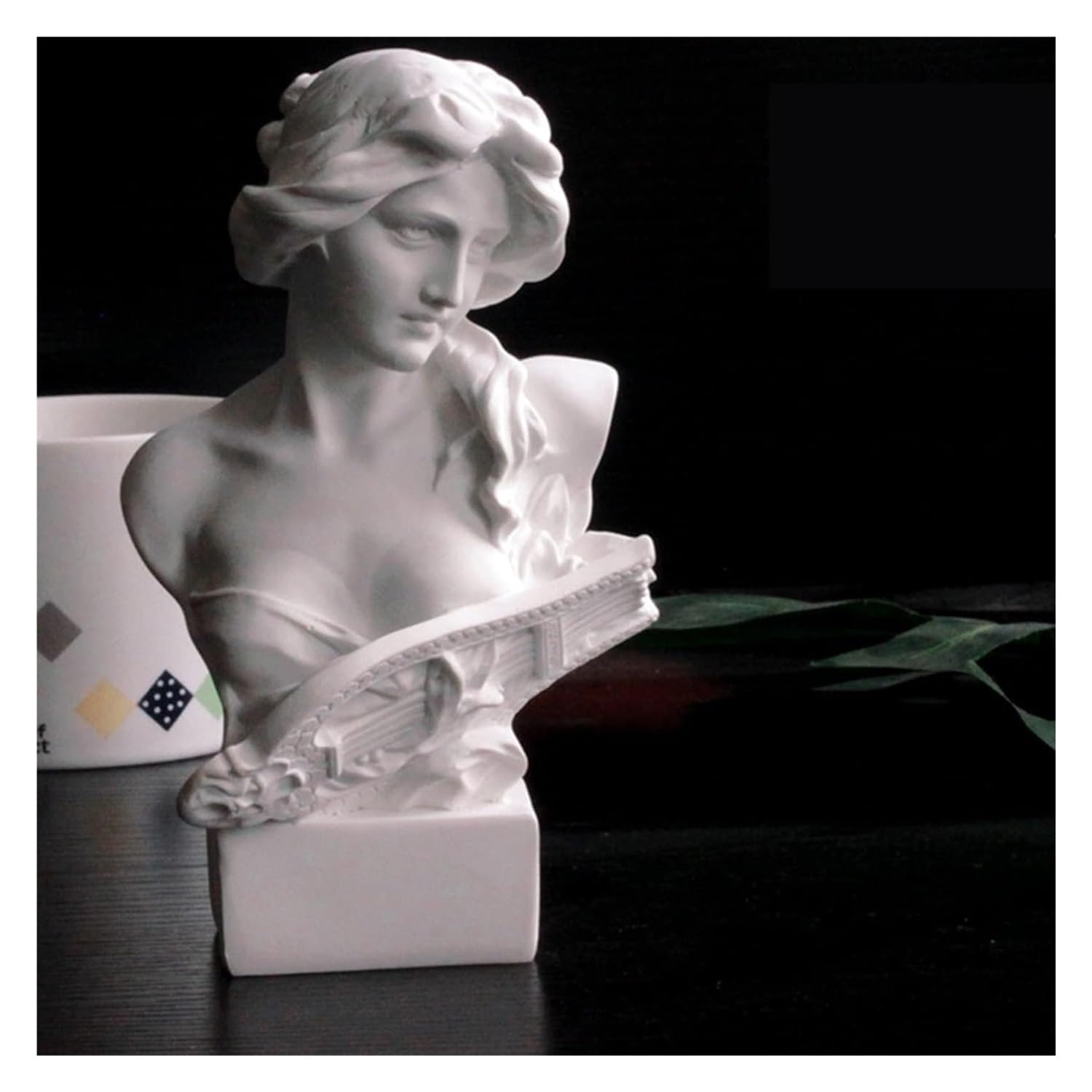 Statua d'arte per regali figurine da collezione Statua d'arte - Scultura ornamentale - Figurina decorativa da tavolo, statua busto della dea romana da 15 cm, statua della dea greca, statua ornamentale