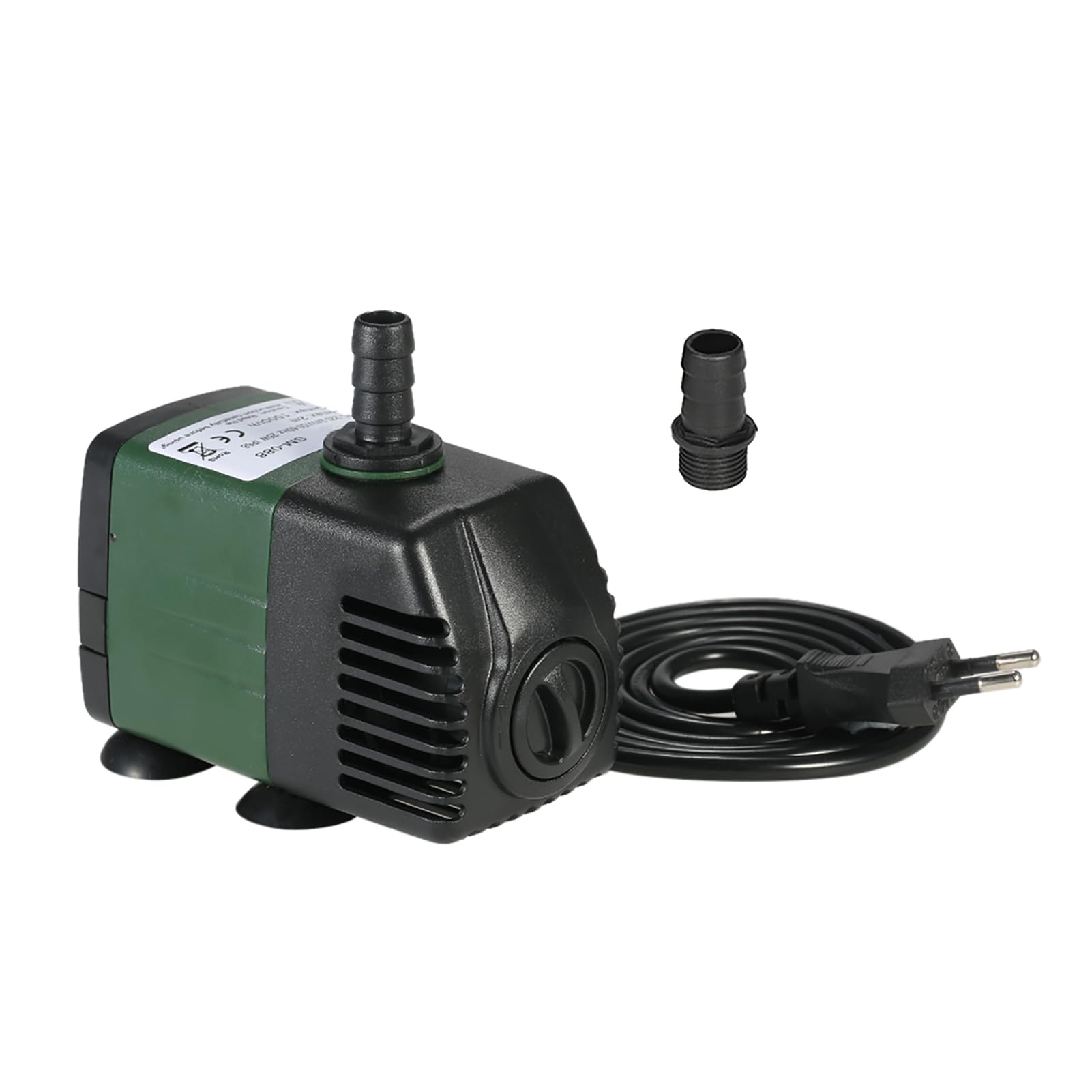 Bomba de Agua Sumergible, Ultra Silencioso 1500L / H 25W Bomba de Agua Limpiable para Fuentes de Mesa de Acuario Pond Water Gardens y Sistemas hidropónicos con 2 boquillas AC220-240V