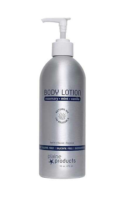 Eco-Friendly Body Lotion - Rosemary, Mint, Vanilla - Sensitive Skin, 16 oz (Refill Bottle)