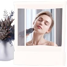 Generisch True Mirror Non-Reversible Mirror - Real Mirror for a Non-Inverted Image Standing Mirror for Makeup & Styling Shows True Reflection Glass & ABS