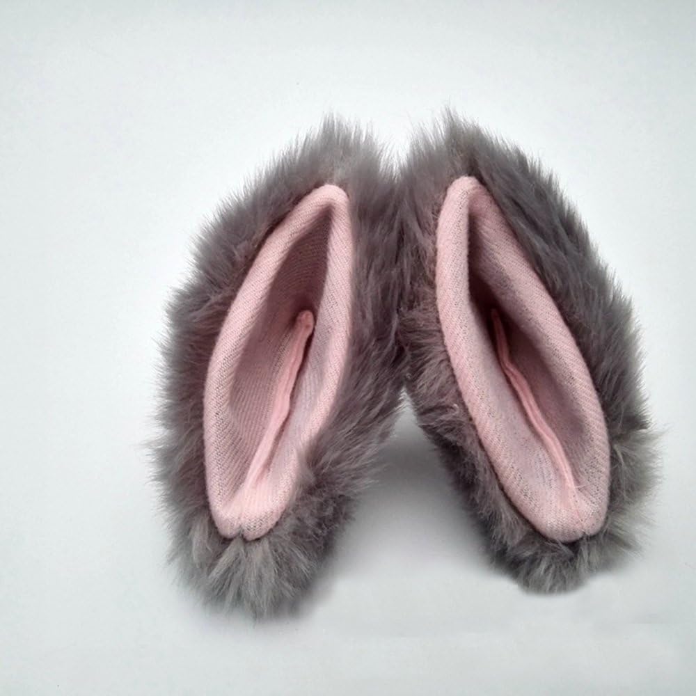 Sheicon Cat Ears Furry Neko Ears Headband Hair Clip Hairband Headwear Anime Cosplay For Halloween Cosplay Party image 4